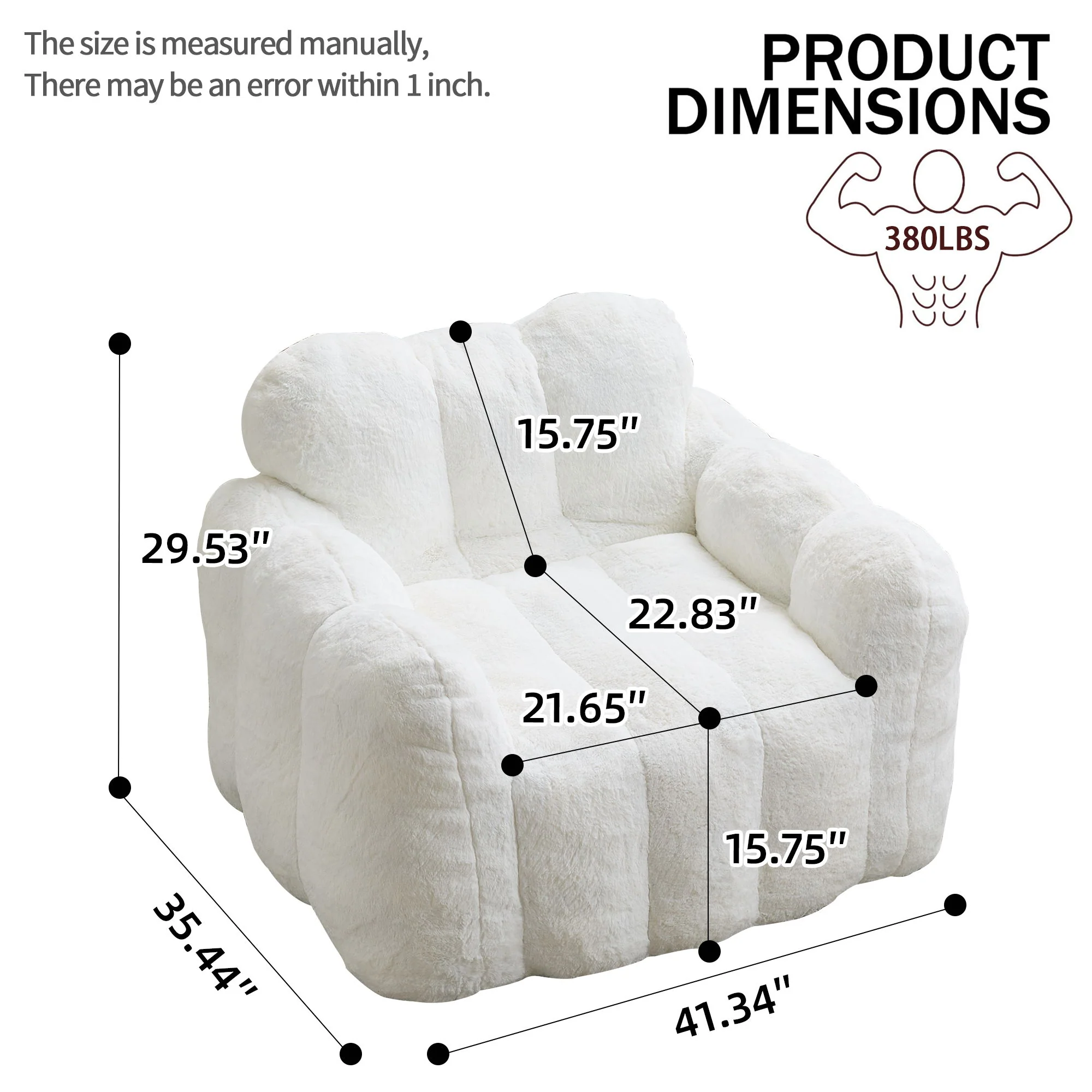 Lotus Style Compression Sofa Bean Bag - Image 11