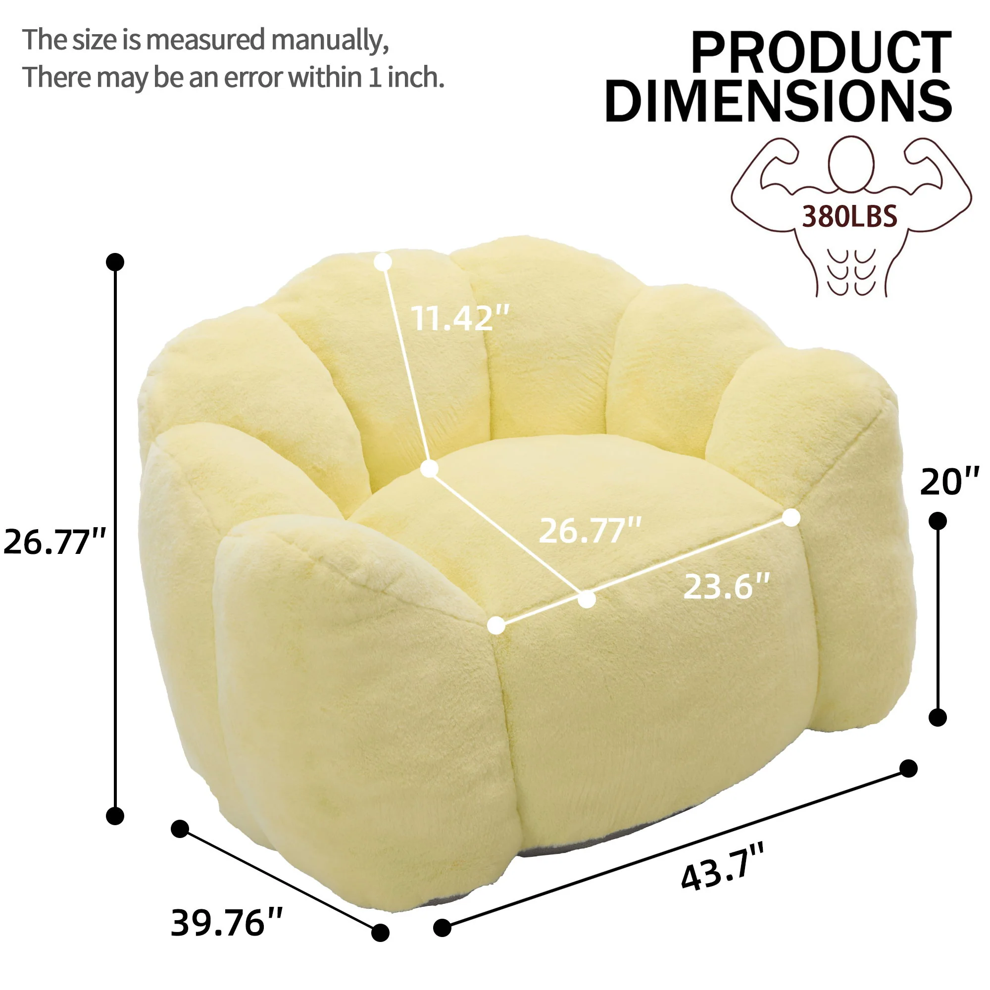 Lotus Style Compression Sofa With Pull Ring - Image 33
