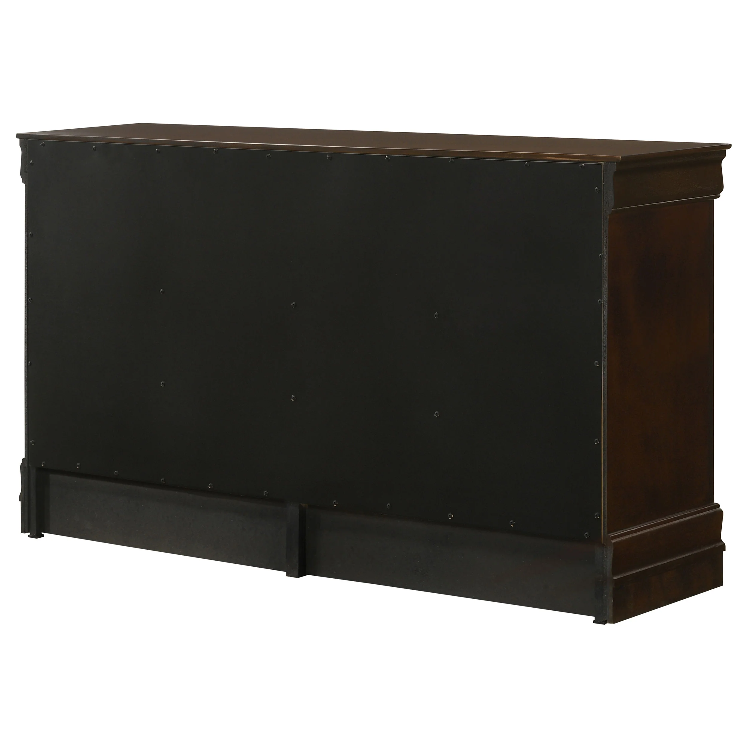 Louis Philippe 6-Drawer Dresser in Cappuccino - Image 9