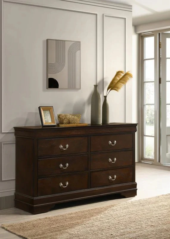 Louis Philippe Six-Drawer Dresser - Image 14