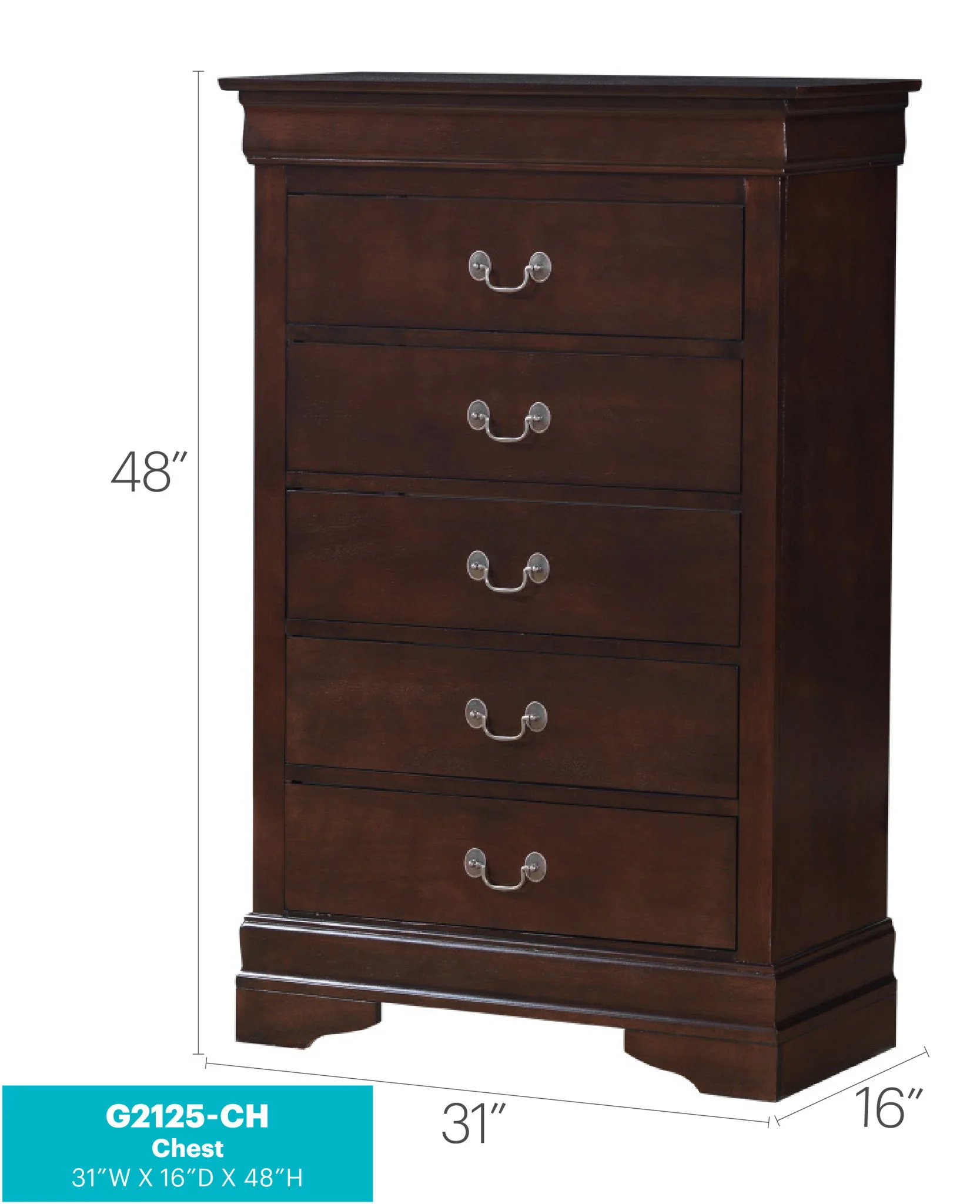 Louis Phillipe - Accent Chest - Image 10