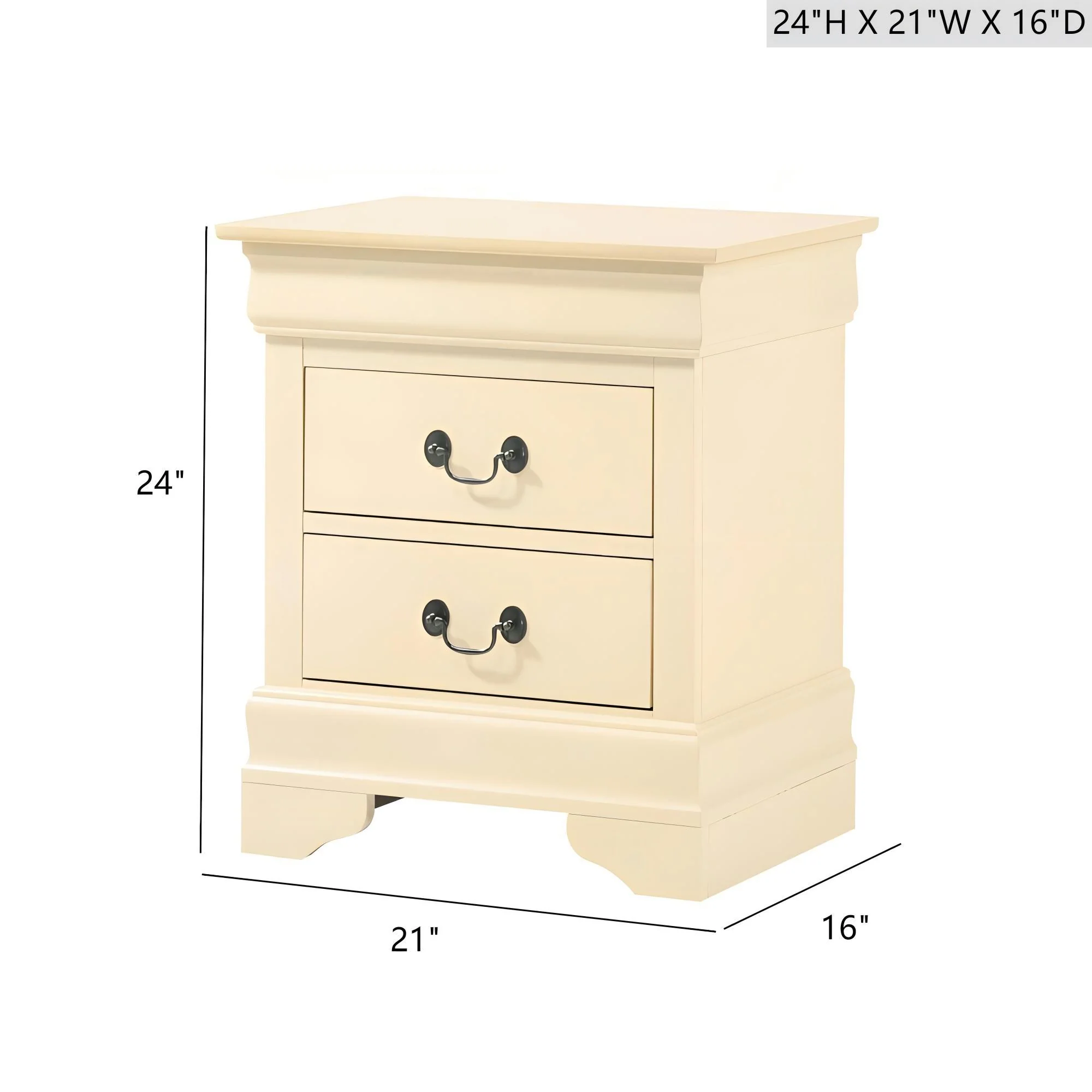 Traditional Style Design Nightstand - Image 43