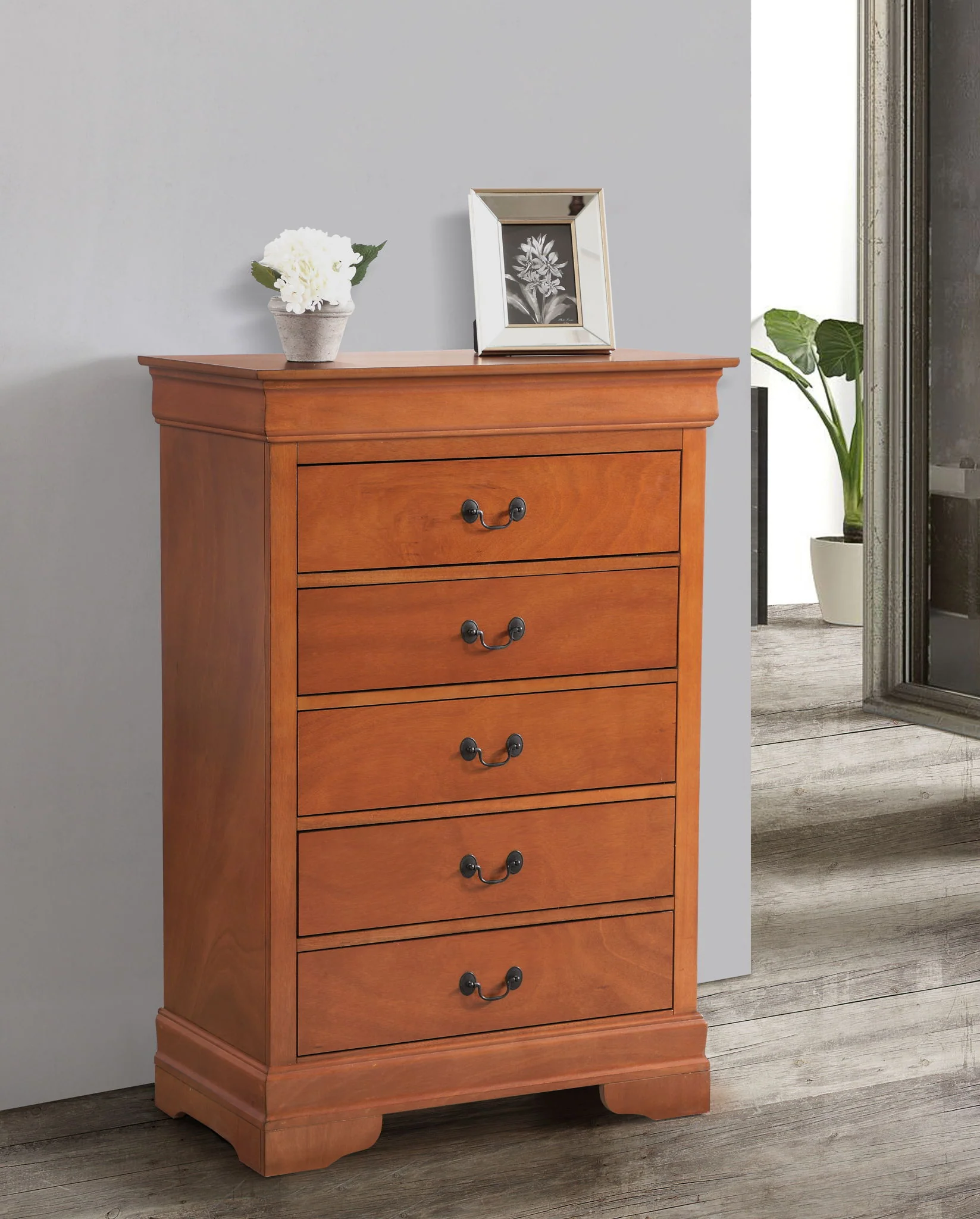 Louis Phillipe - Traditional Style Storage Chest Elegant - Image 3