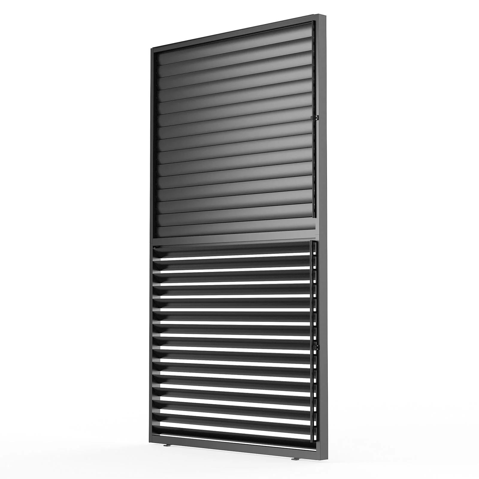 Louver Grille 1 / 3 13Ft Frame & Louvers - Black - Image 6