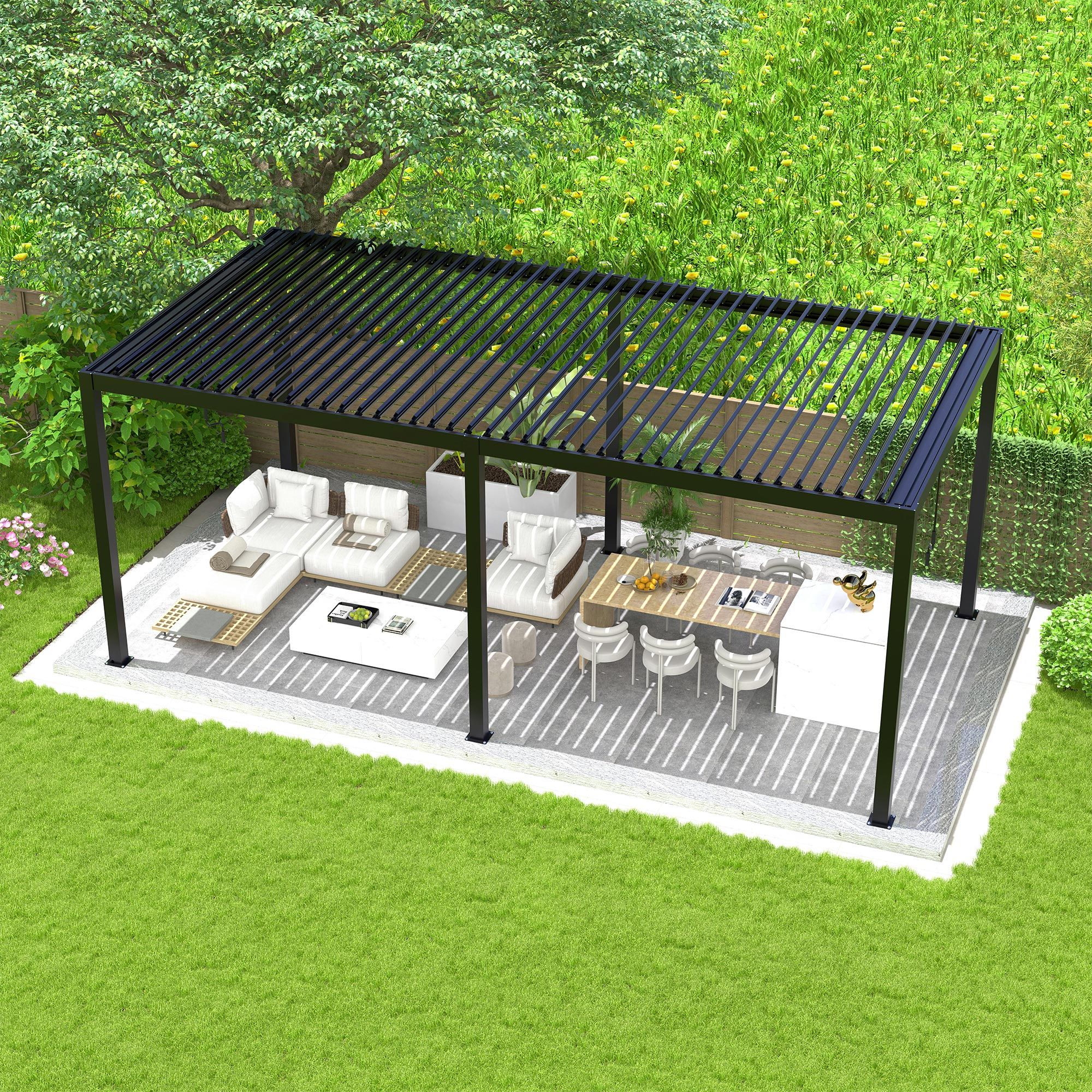 Louver Pergola Aluminium Frame & Louvers - Image 7