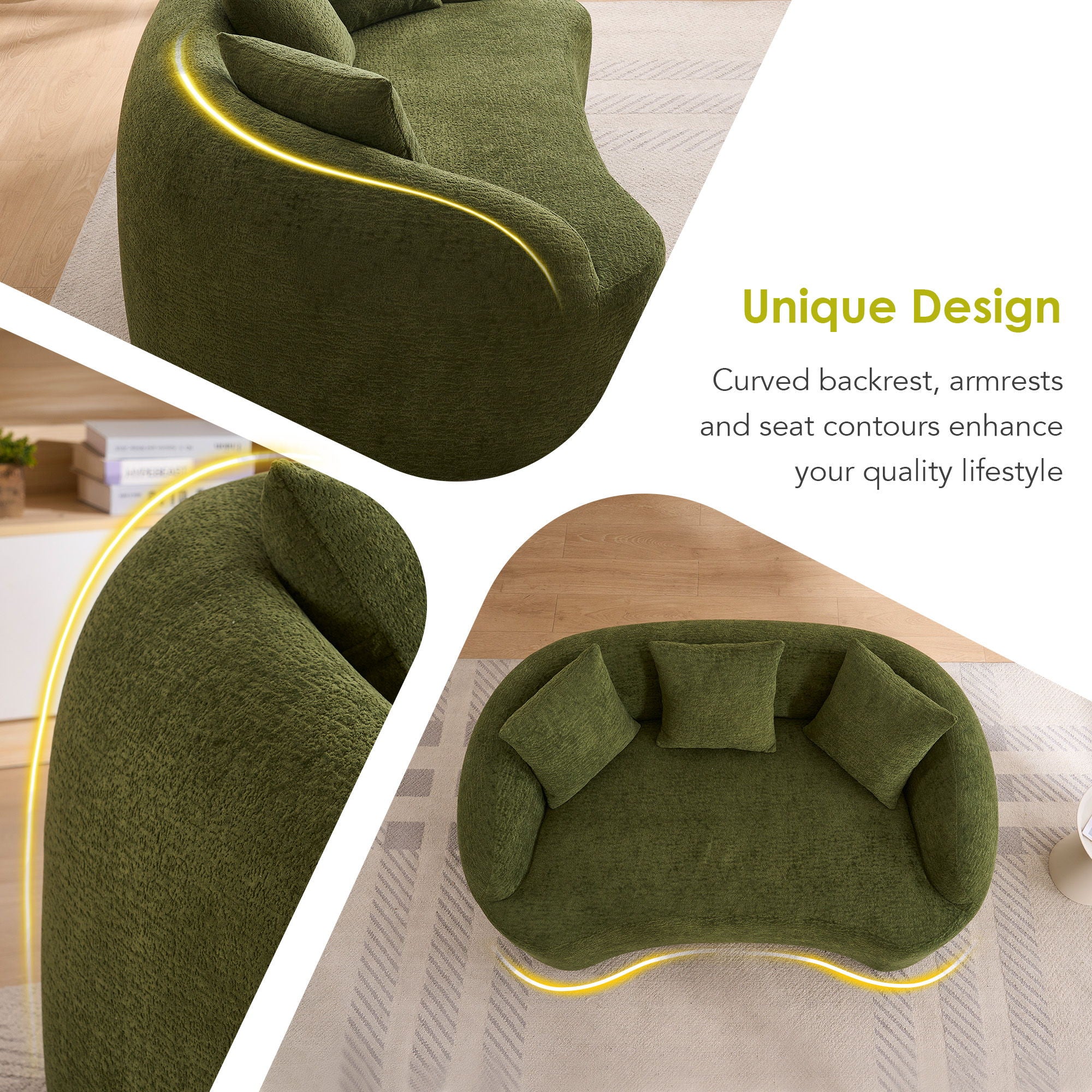 Loveseat Sofa, Compact Design For Small Spaces - Image 18