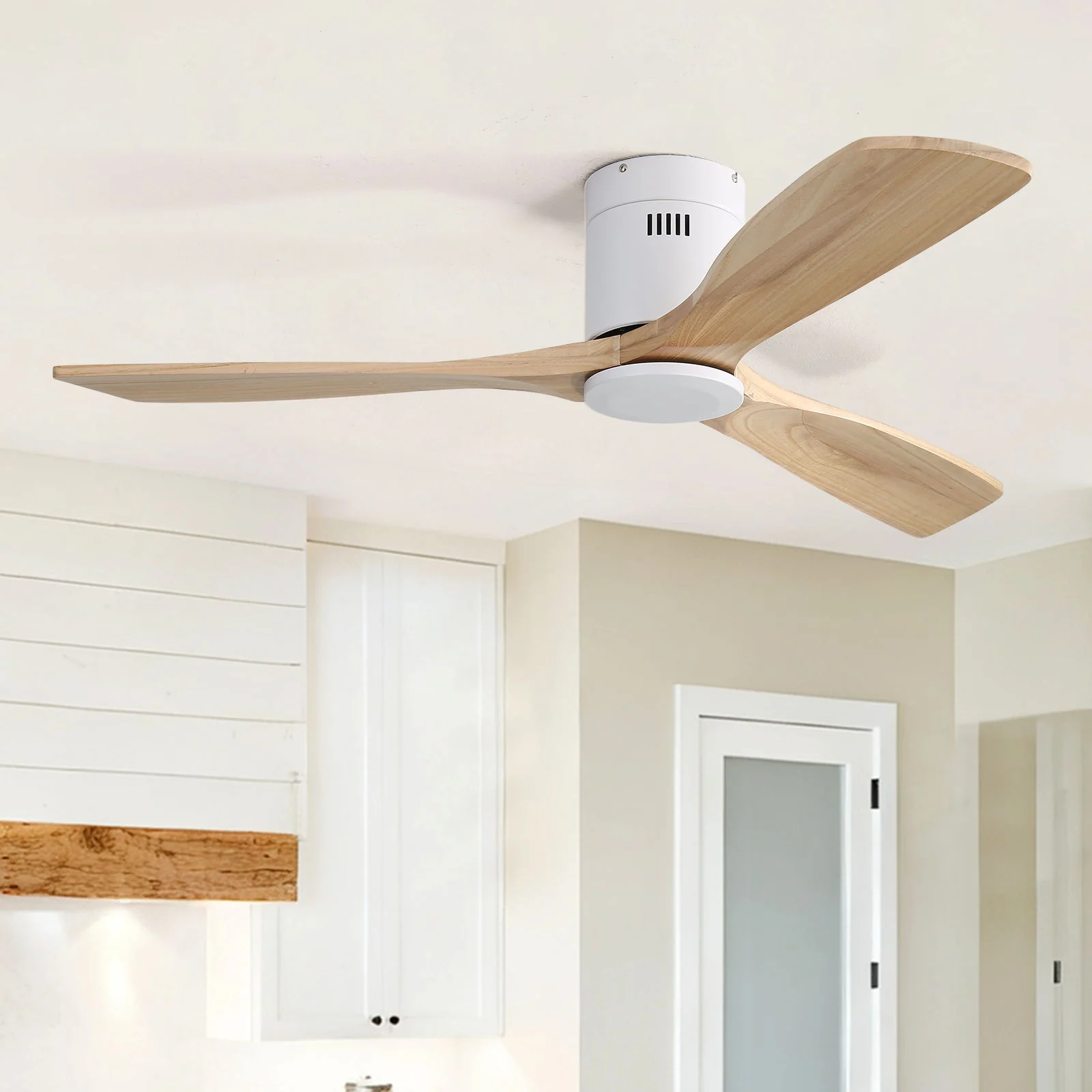 Low Profile Ceiling Fan DC, 3 Blade, Noiseless Reversible Motor, Remote Control - Image 17