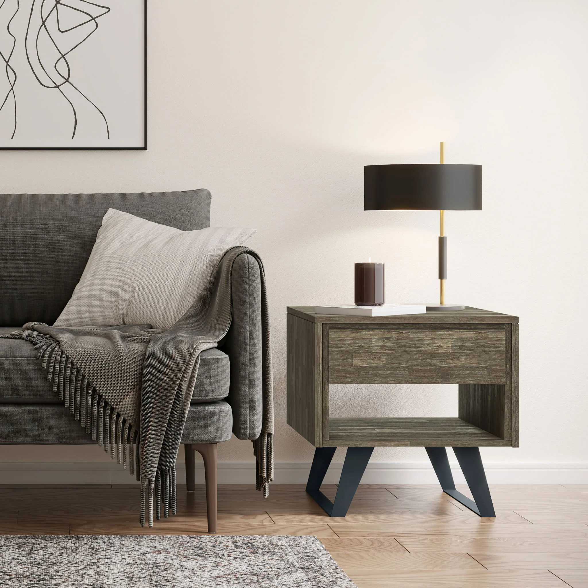 Lowry - Handcrafted End Table - Image 17