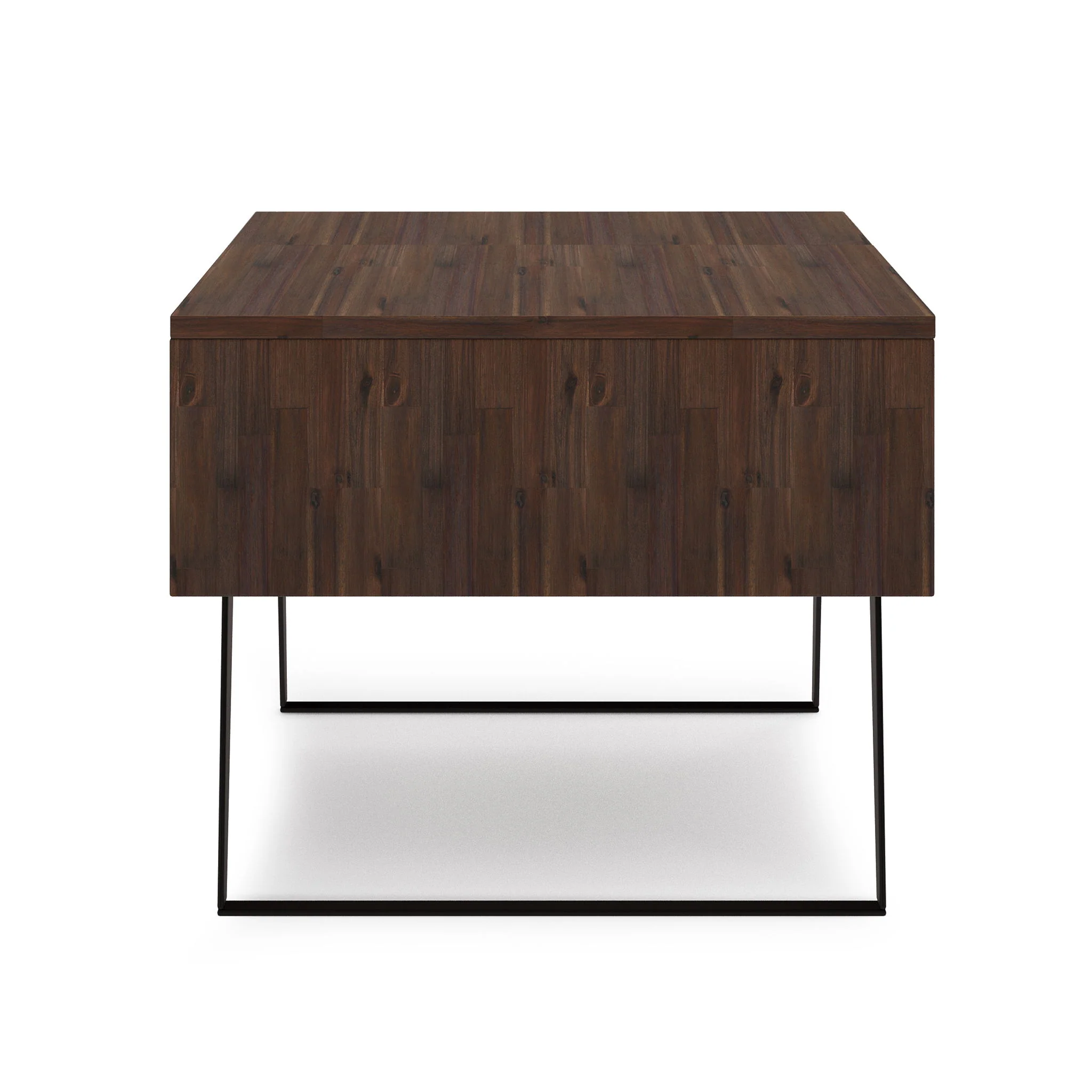 Lowry - Lift Top Coffee Table - Distressed Charcoal Brown - Image 8