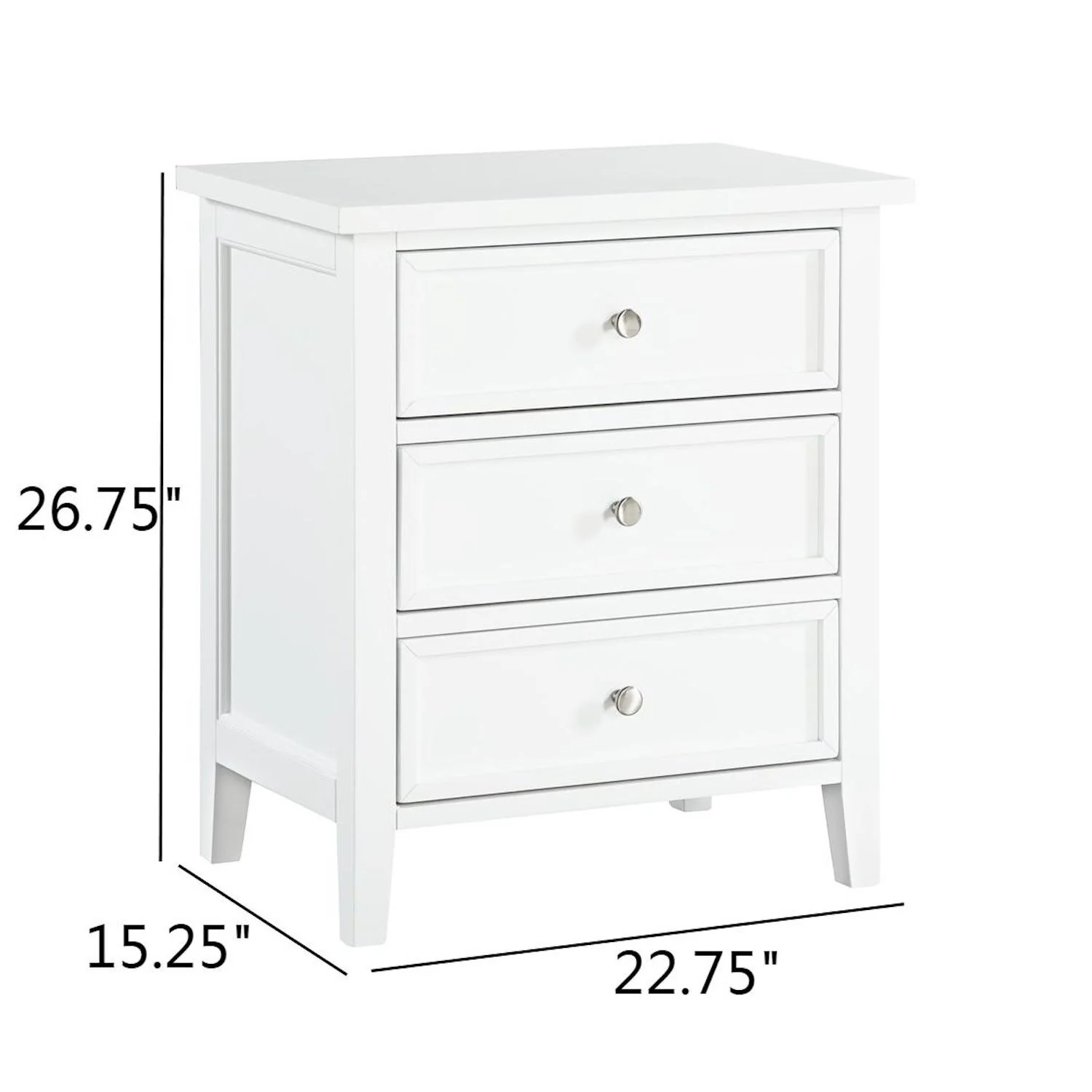 Luca - 3 Drawer Nightstand - Image 23
