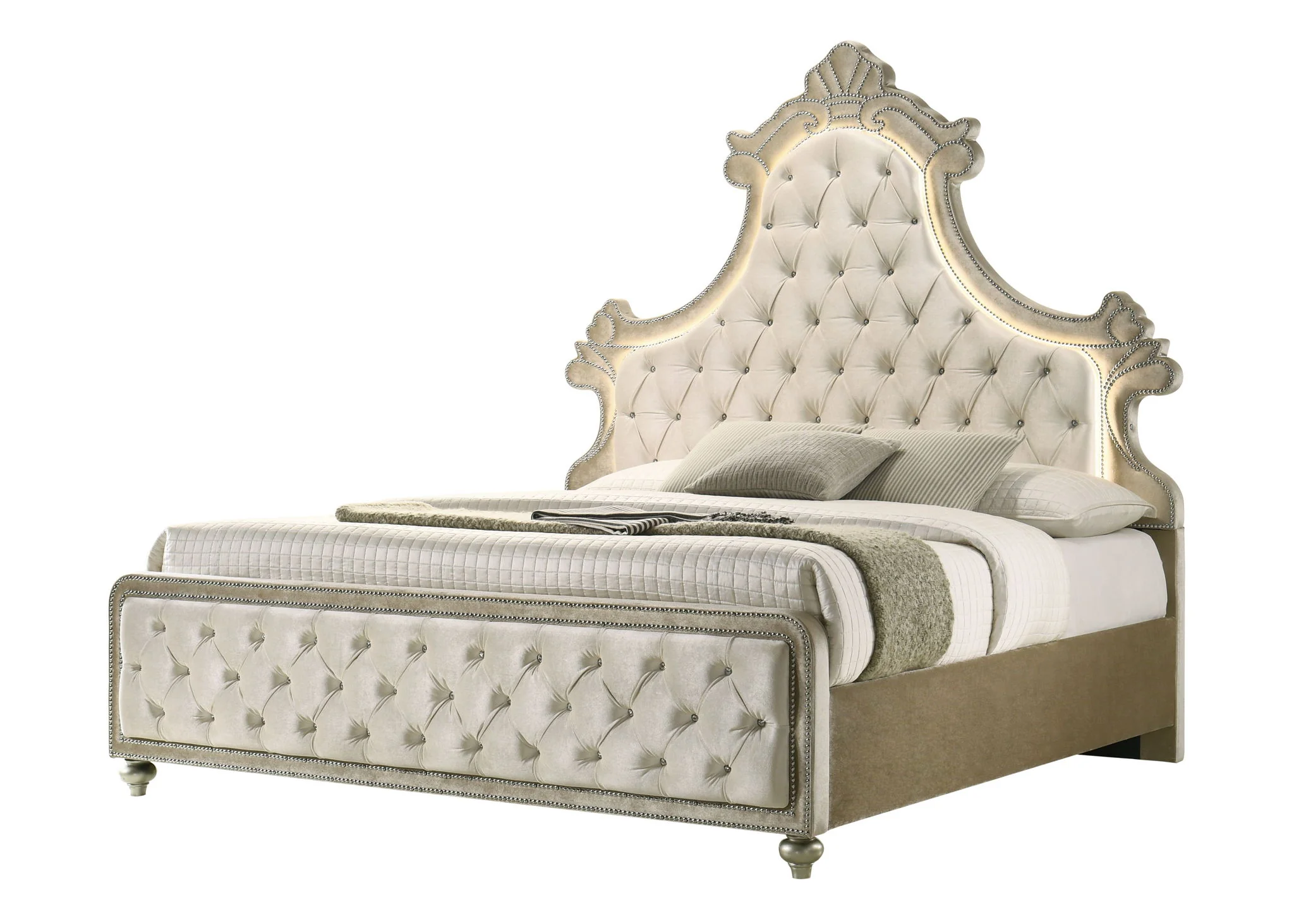 Lucienne - Bed With LED Lighting - Image 3