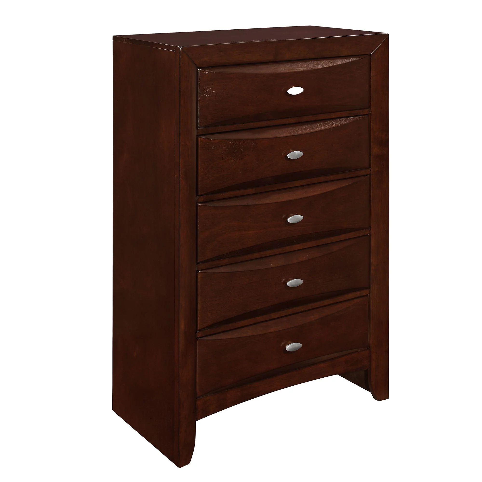 Lucille - 5 Piece Bedroom Set With Storage Drawers And Bookcase Headboard - Image 9