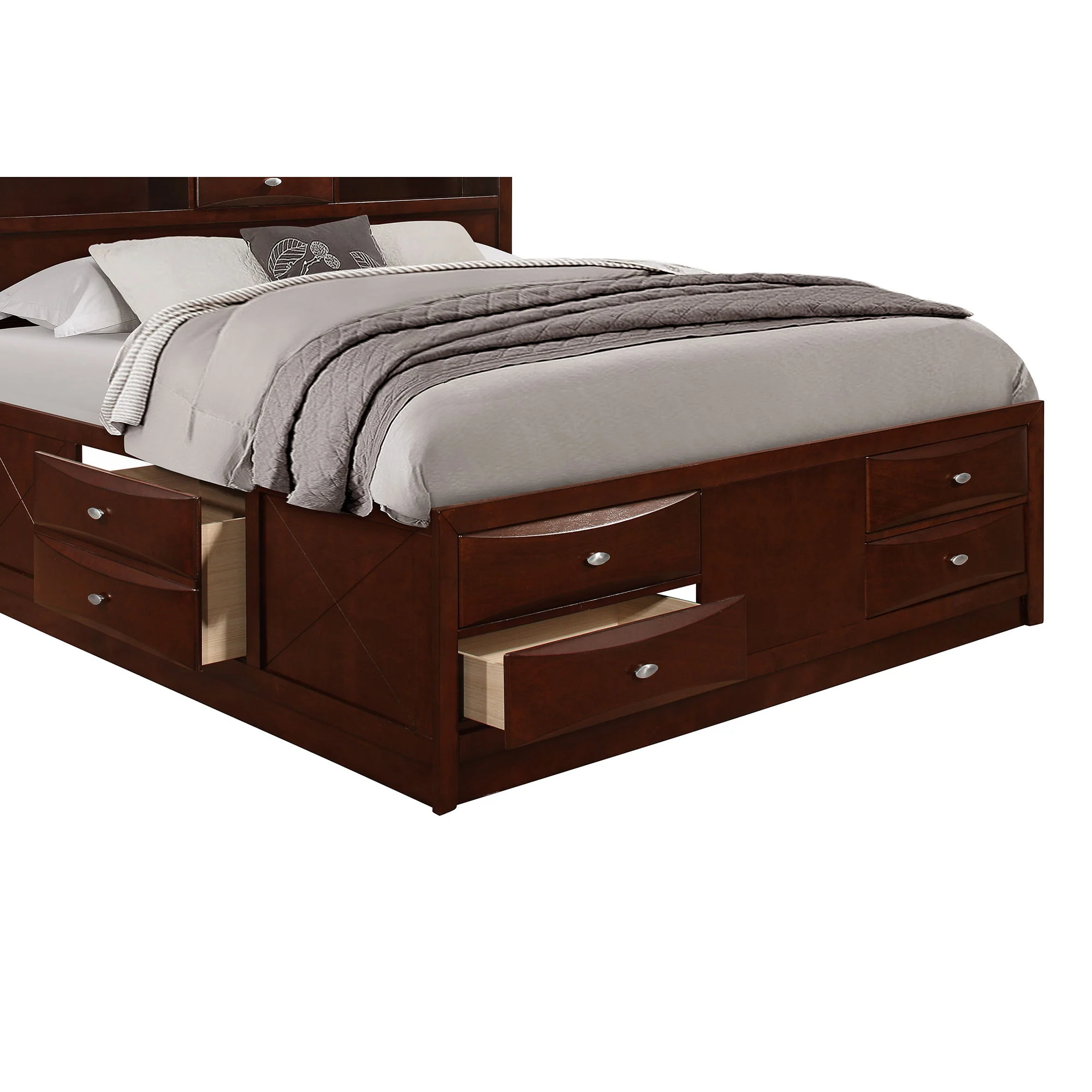 Lucille - Bed With Storage And Bookcase Headboard - Image 9