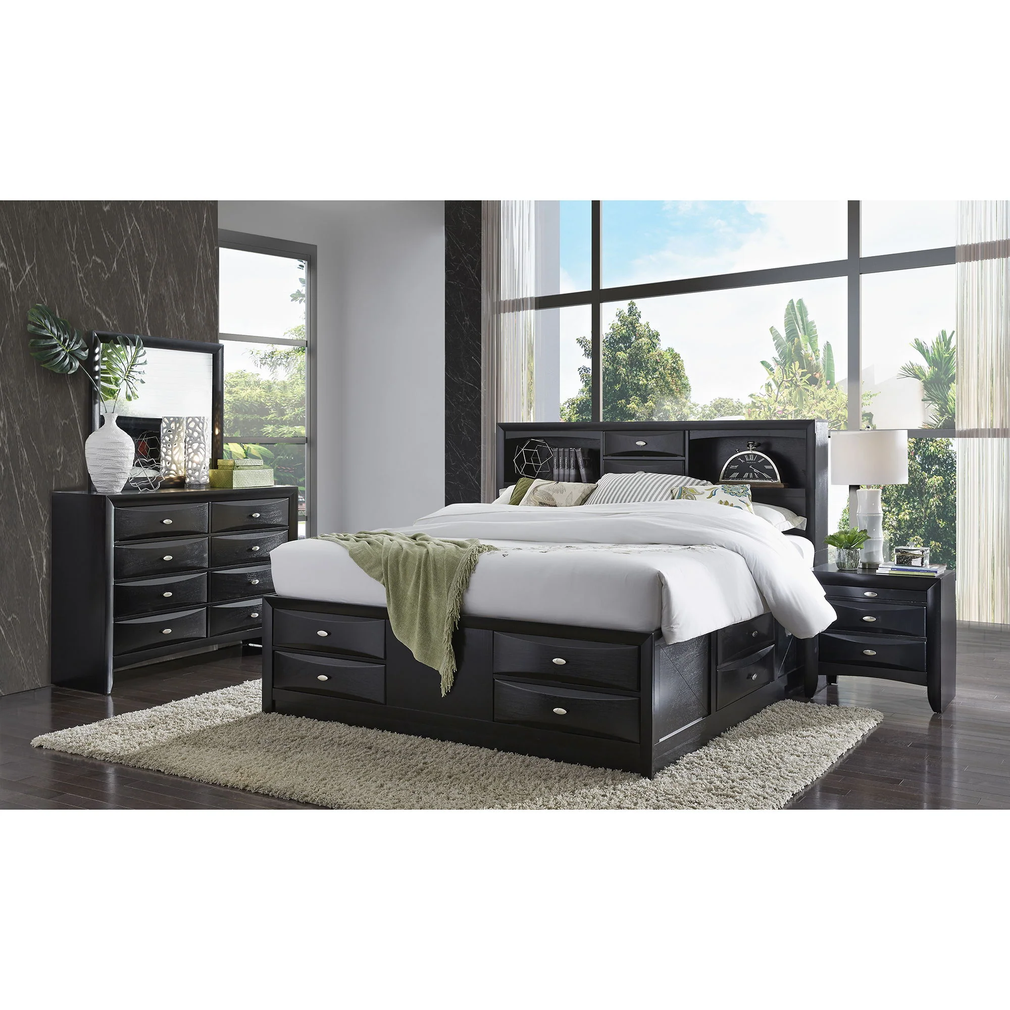 Lucille - Nightstand With Spacious Drawers - Image 10