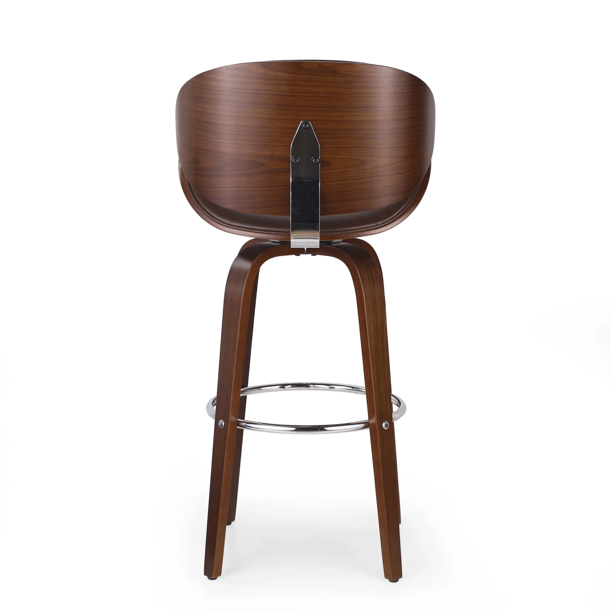 Lumos - Mid Century Modern Upholstered Swivel Barstool - Image 9