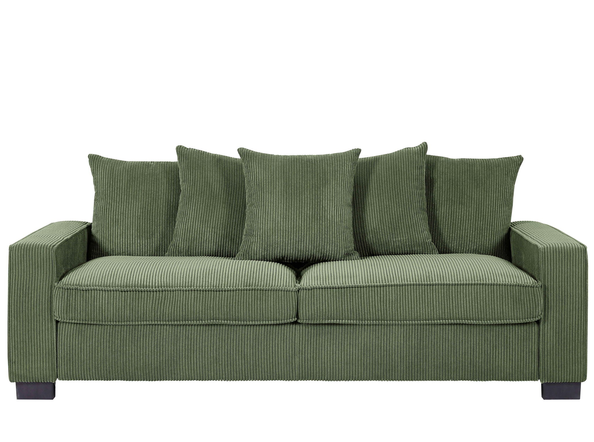 Luxe Sofa With 5 Matching Toss Pillows, Sleek Design, Spacious And Comfortable 3 Seater Couch - Image 34