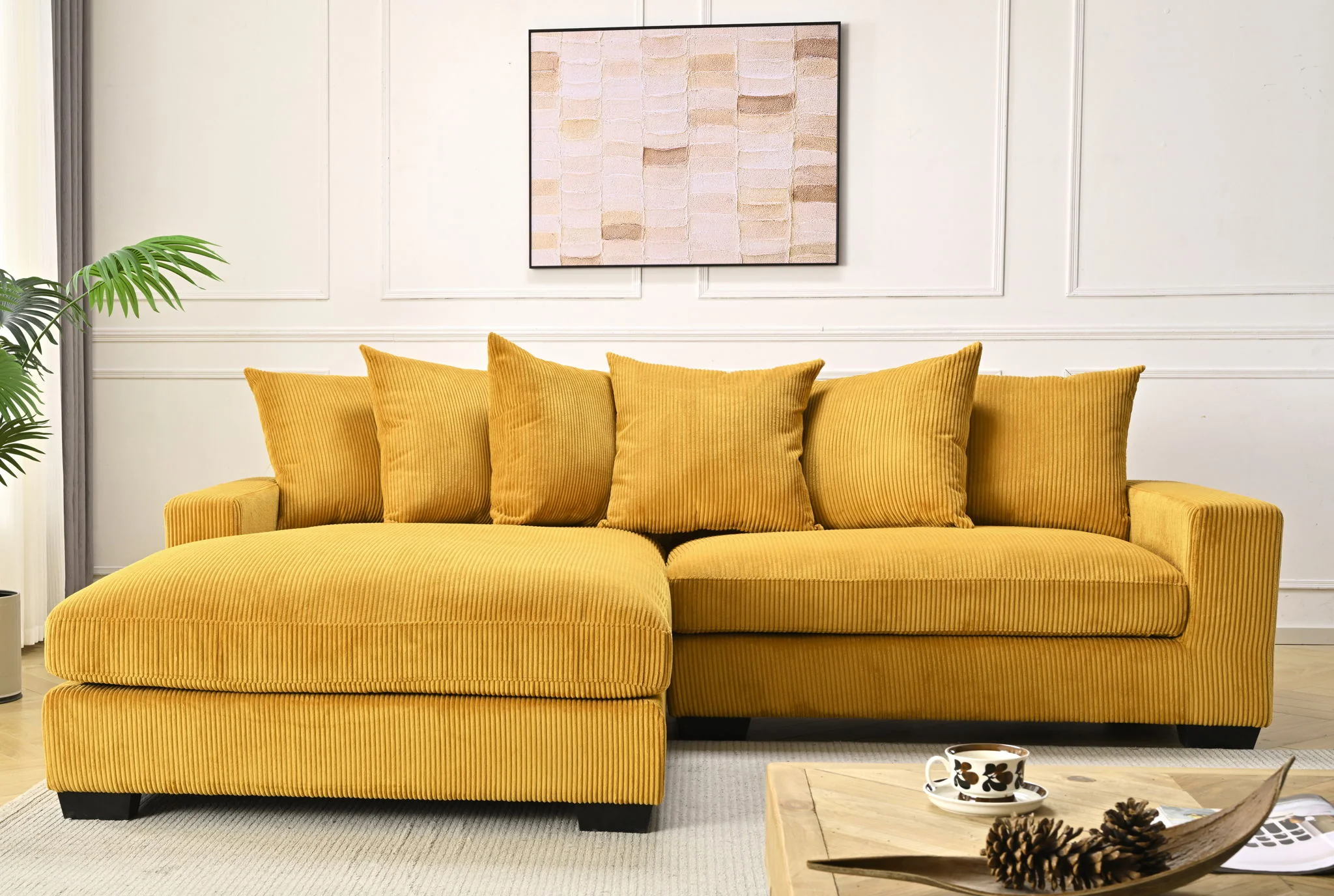 Luxe - Oversized 2 Piece Sectional Couches For Living Room, L Shaped Sofa With Chaise - Image 11