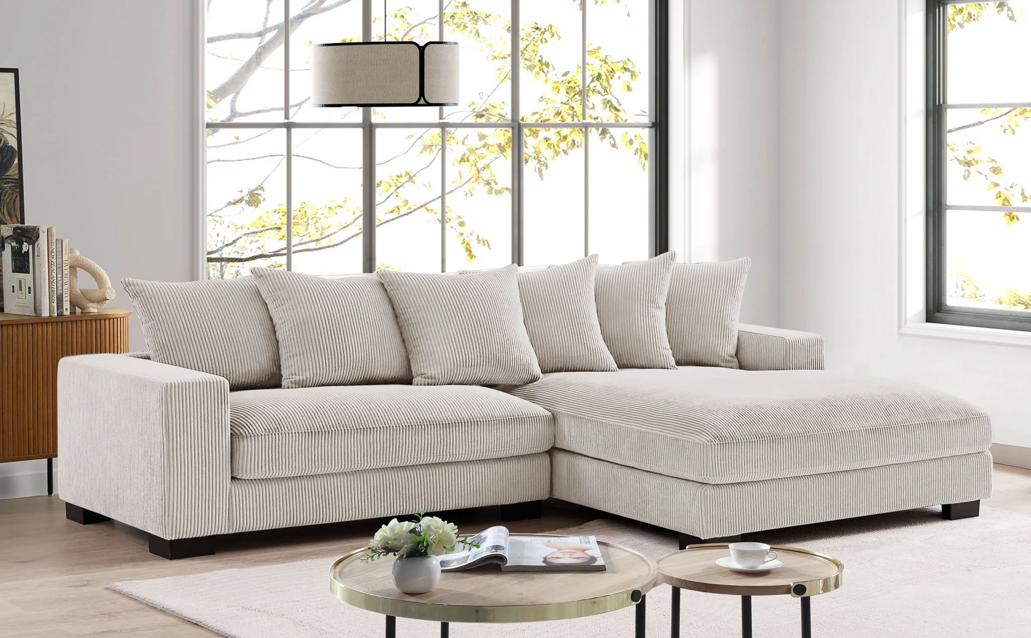 Luxe - Oversized 2 Piece Sectional Couches For Living Room, L Shaped Sofa With Chaise - Image 16