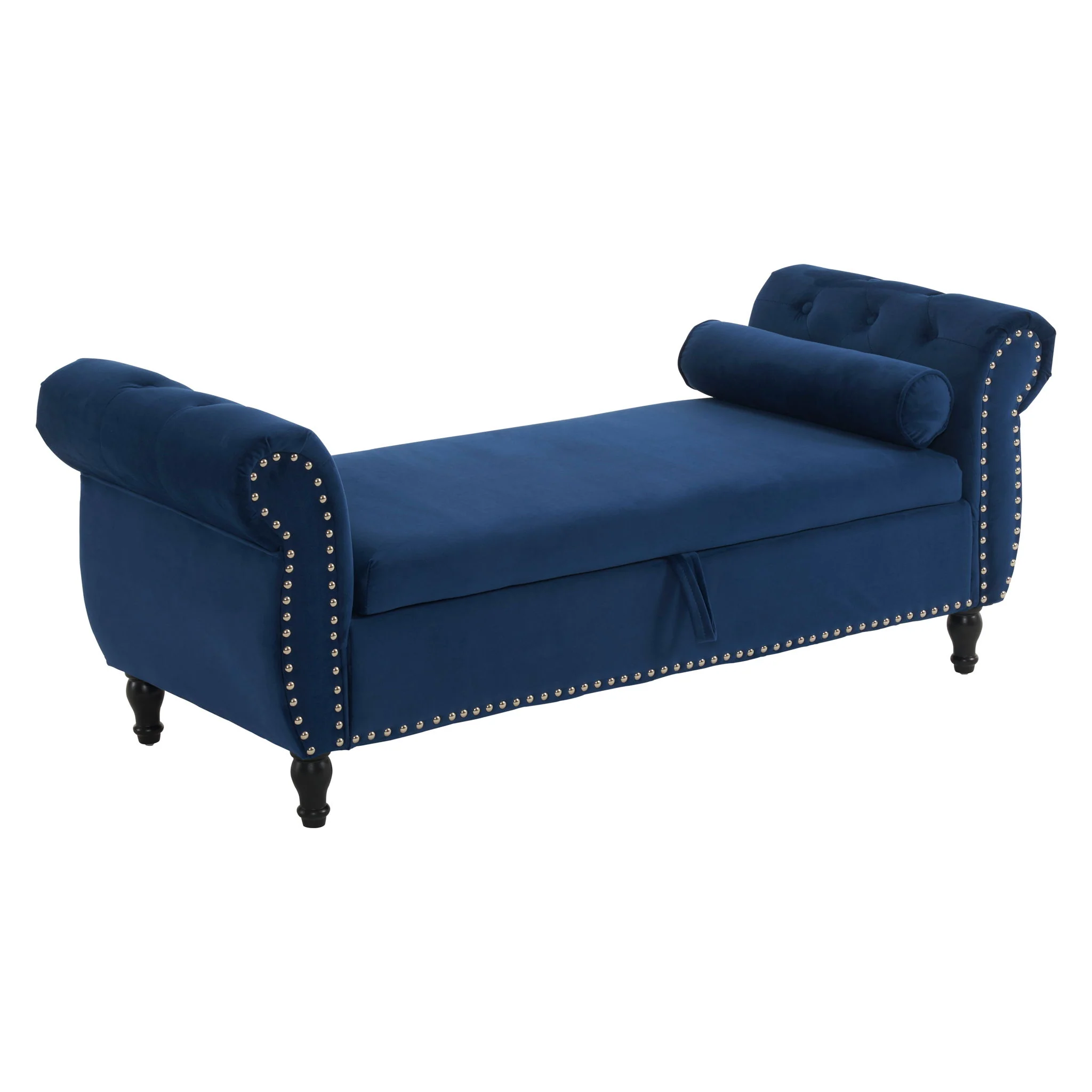 Luxurious Multifunctional Storage Ottoman Bench With Pillow - Image 3