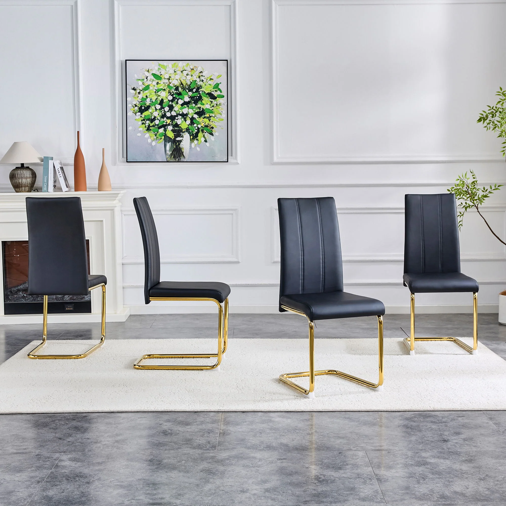 Luxury Aesthetic Upholstered Dining Chairs For Dining Room - Image 10