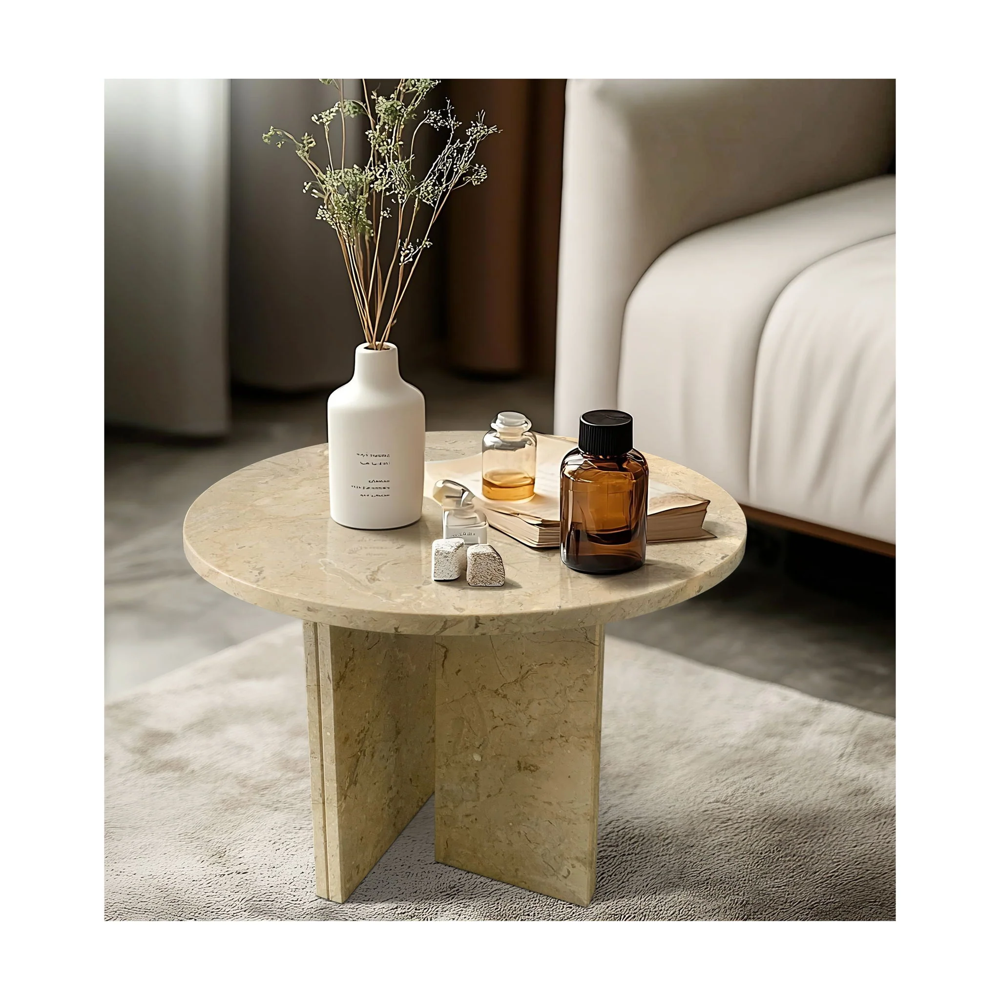 Luxury Coffee Table With Unique Veining, Unique Stone Design - Image 42