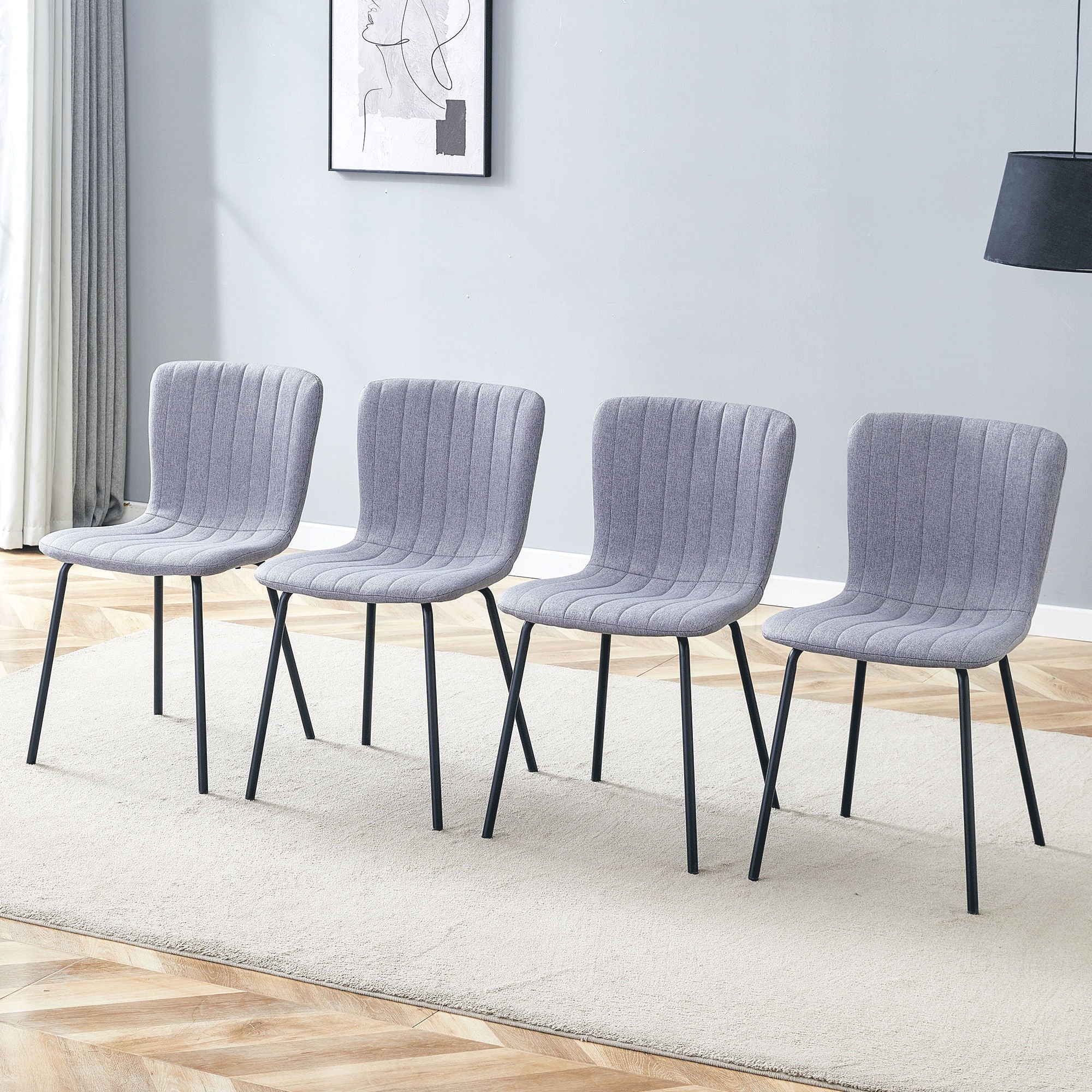 Luxury Minimalist Dining Chairs (Set of 4) - Image 9