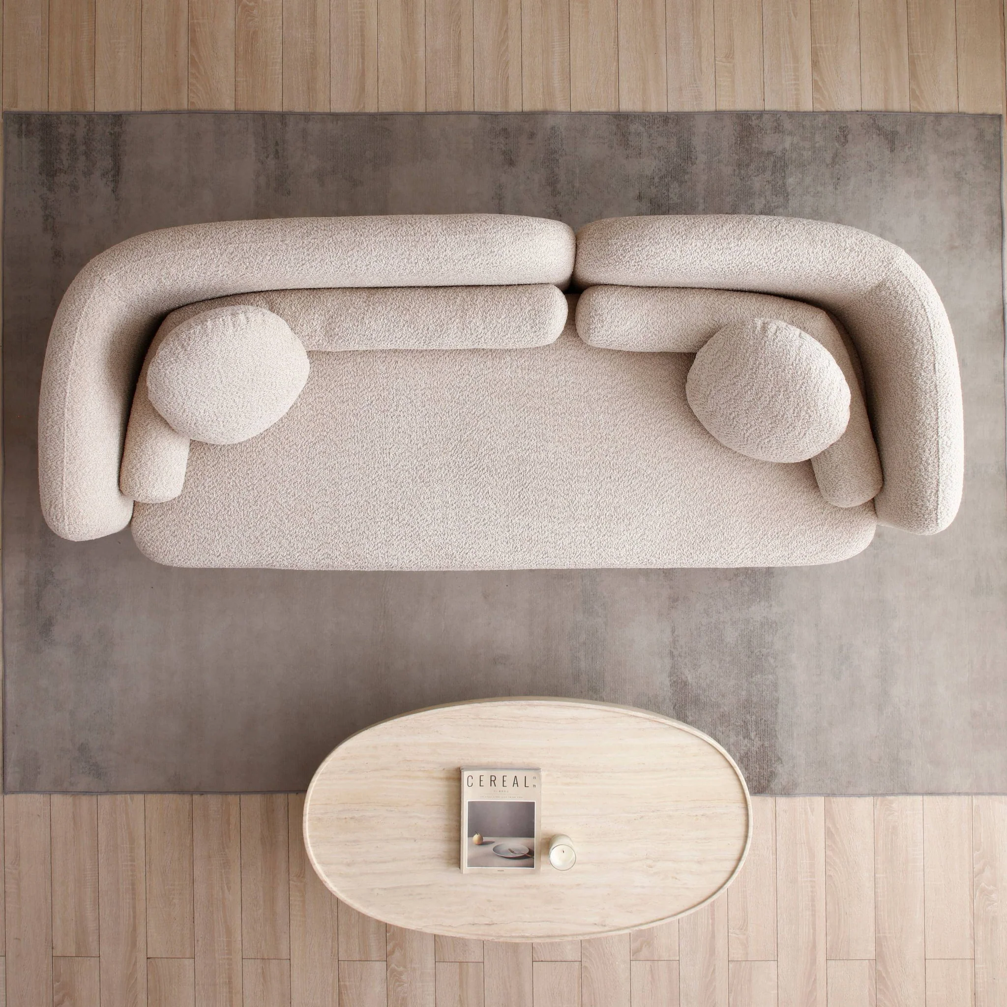 Luxury Modern Couch, 3 Seater Sofa For Living Room - Image 9