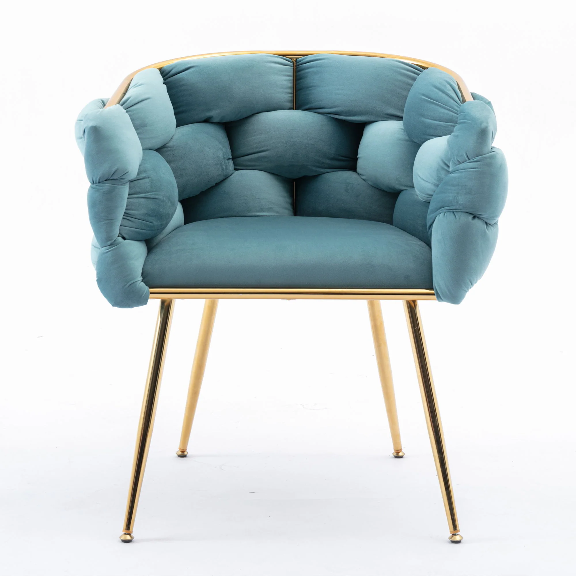 Luxury Modern Simple Leisure Single Sofa Chair Bedroom Lazy Person Household Dresser Stool Manicure Table Back Chair - Image 13