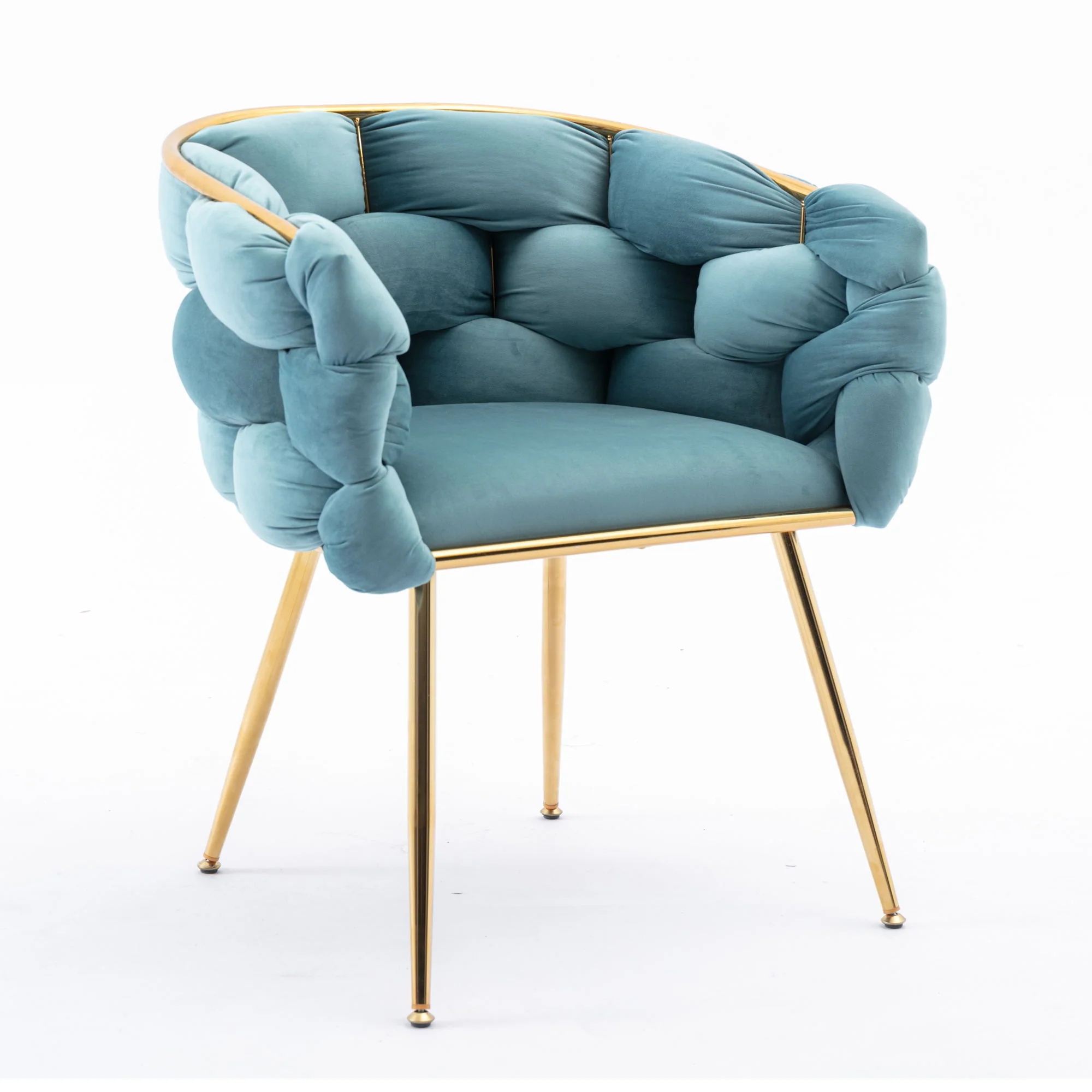 Luxury Modern Simple Leisure Single Sofa Chair Bedroom Lazy Person Household Dresser Stool Manicure Table Back Chair - Image 6