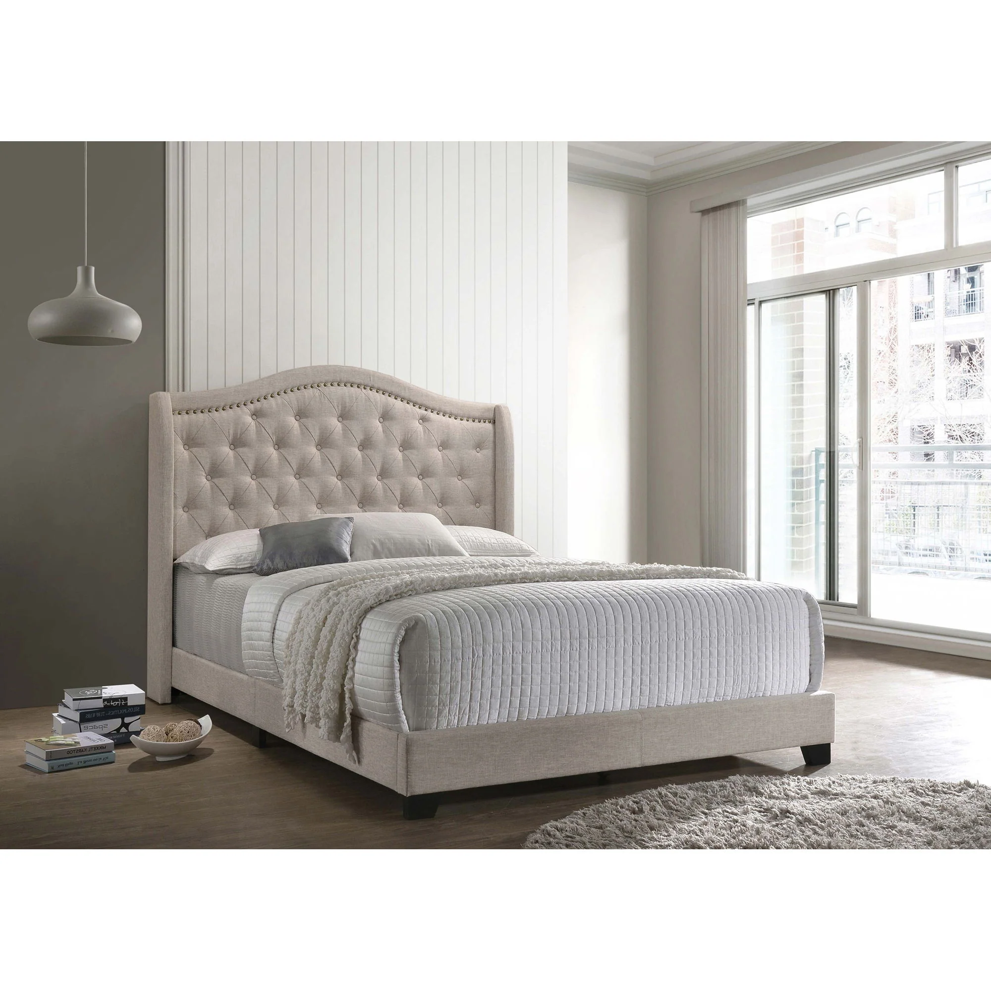 Maassluis - Bed With Button Tufted Headboard - Image 10
