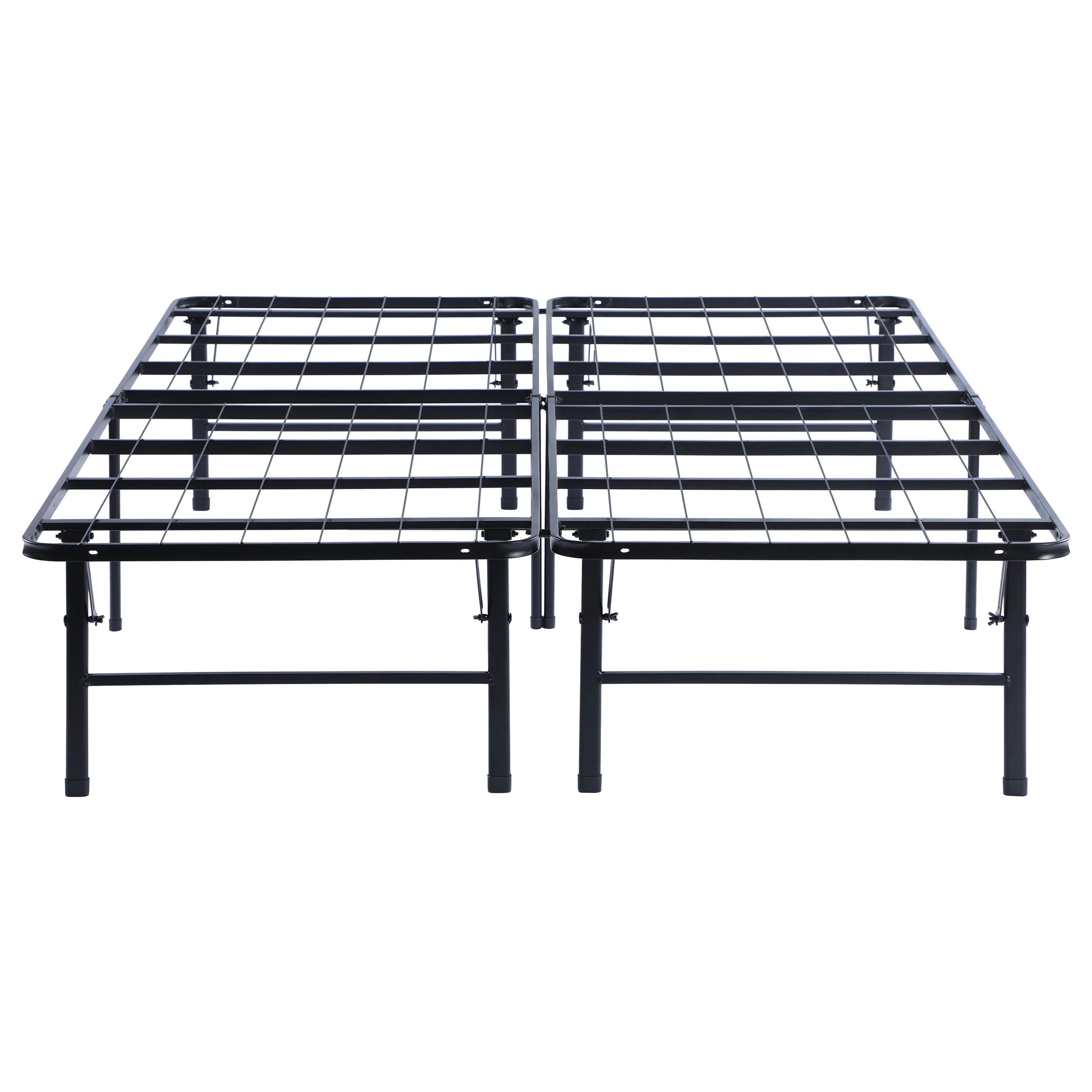 Mabel Metal Full Mattress Support Platform Bed, Black - Image 2