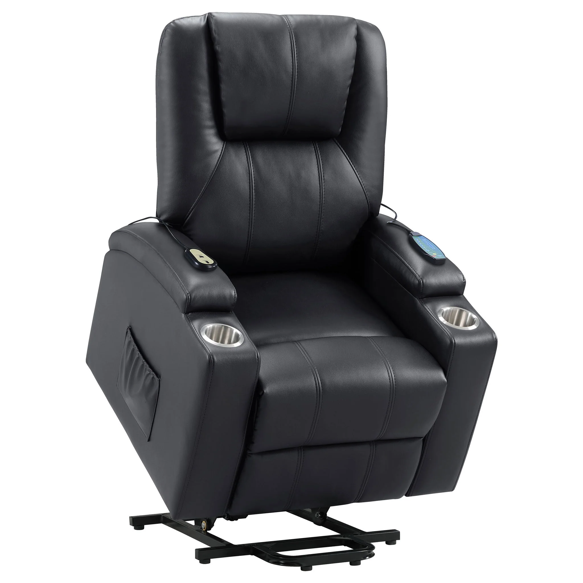Macklin - Power Lift Massage Recliner With Heat And Dual Cupholders - Image 16