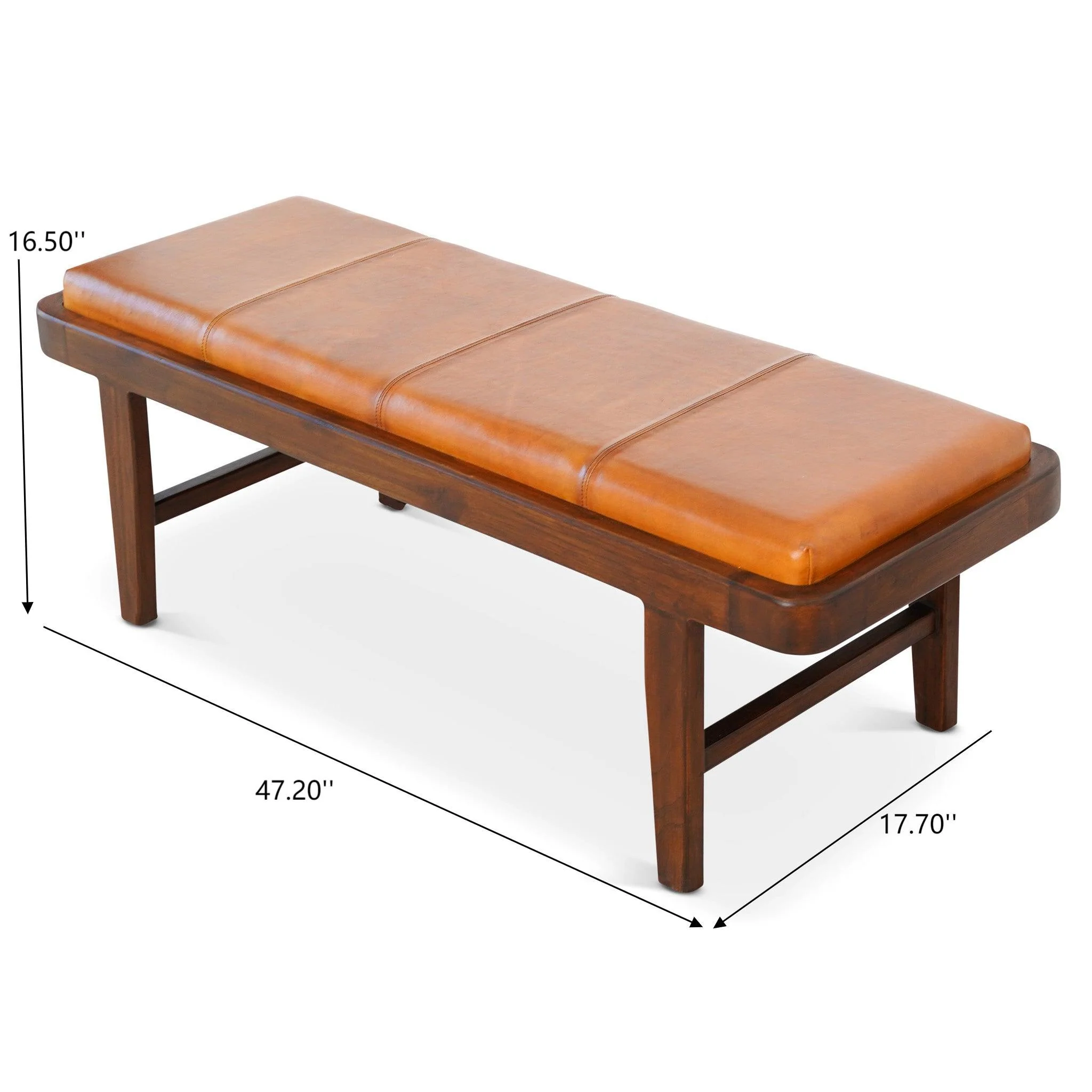 Maddox - Bench - Rustic / Tan - Image 8