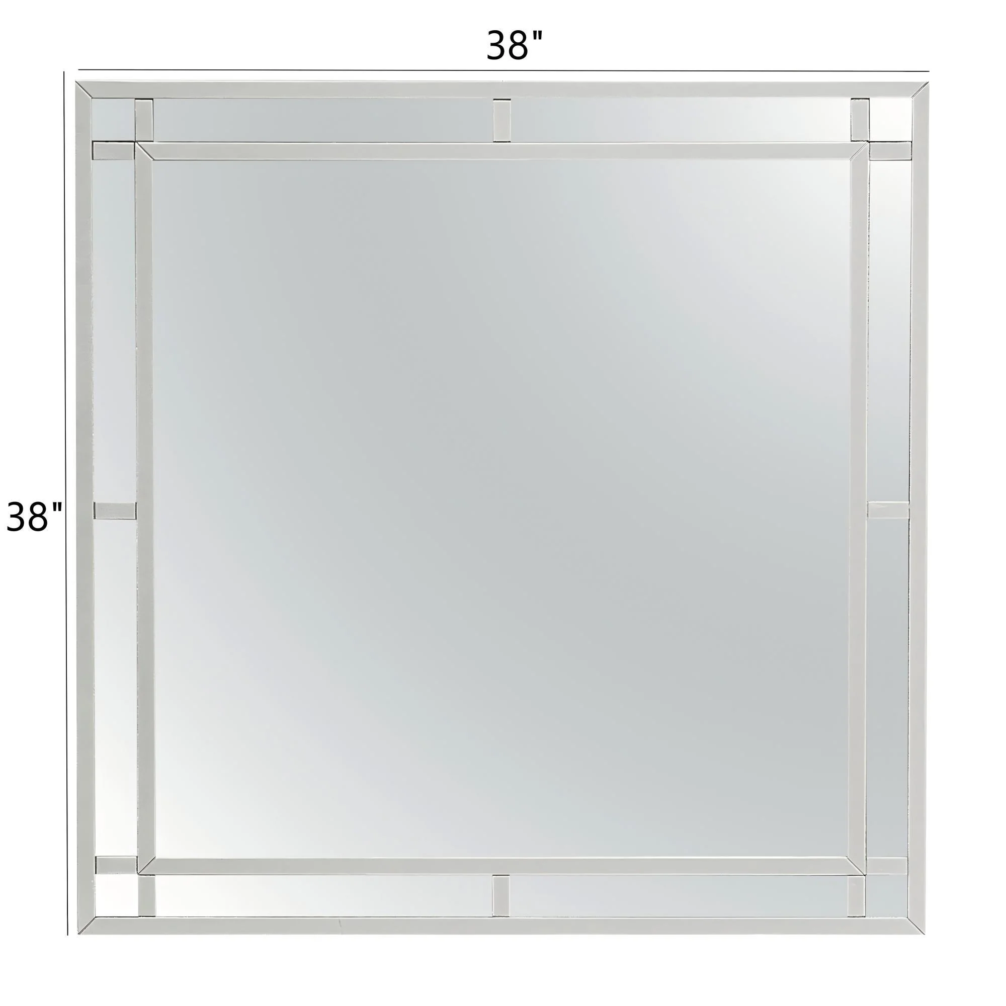 Madison - Mirror - Silver Champagne - Image 2