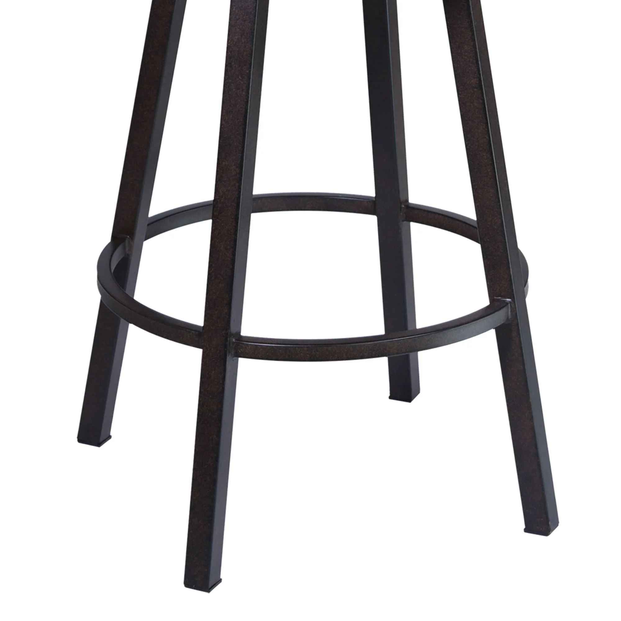 Madrid - 30" Barstool - Auburn Bay Finish With Brown Pu Upholstery - Image 3