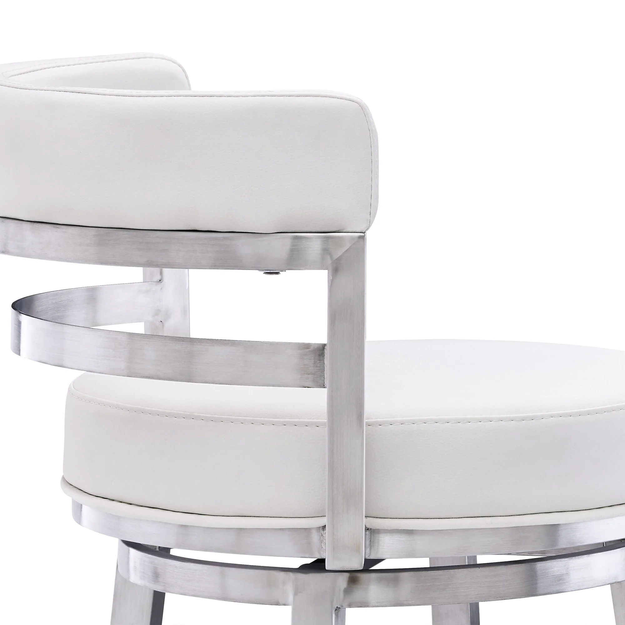 Madrid - Swivel Stainless Steel Bar Stool - Image 50