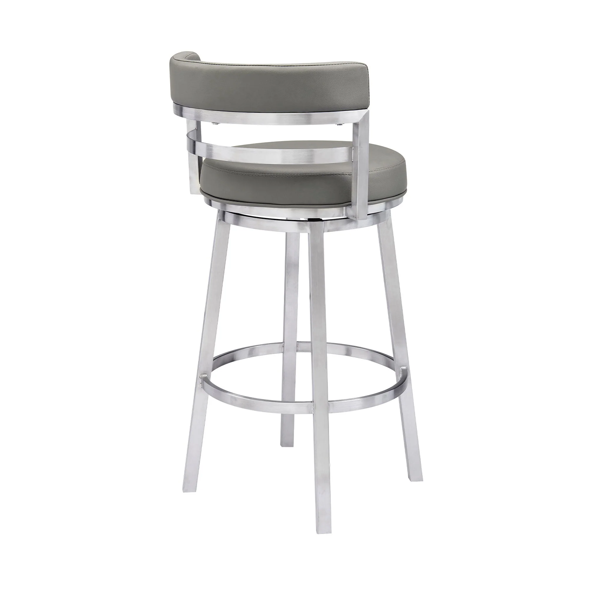 Madrid - Swivel Stainless Steel Bar Stool - Image 66