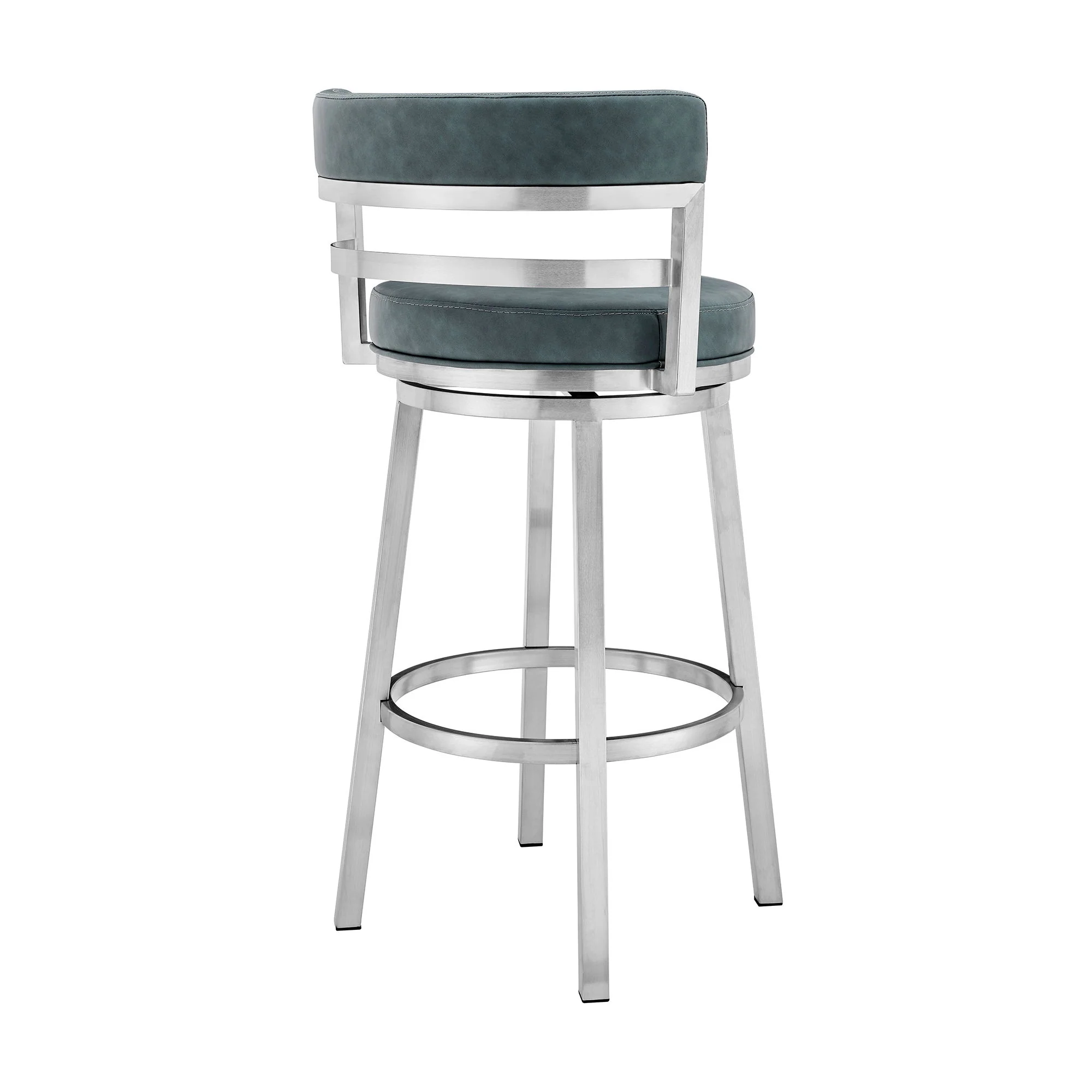 Madrid - Swivel Stainless Steel Bar Stool - Image 75