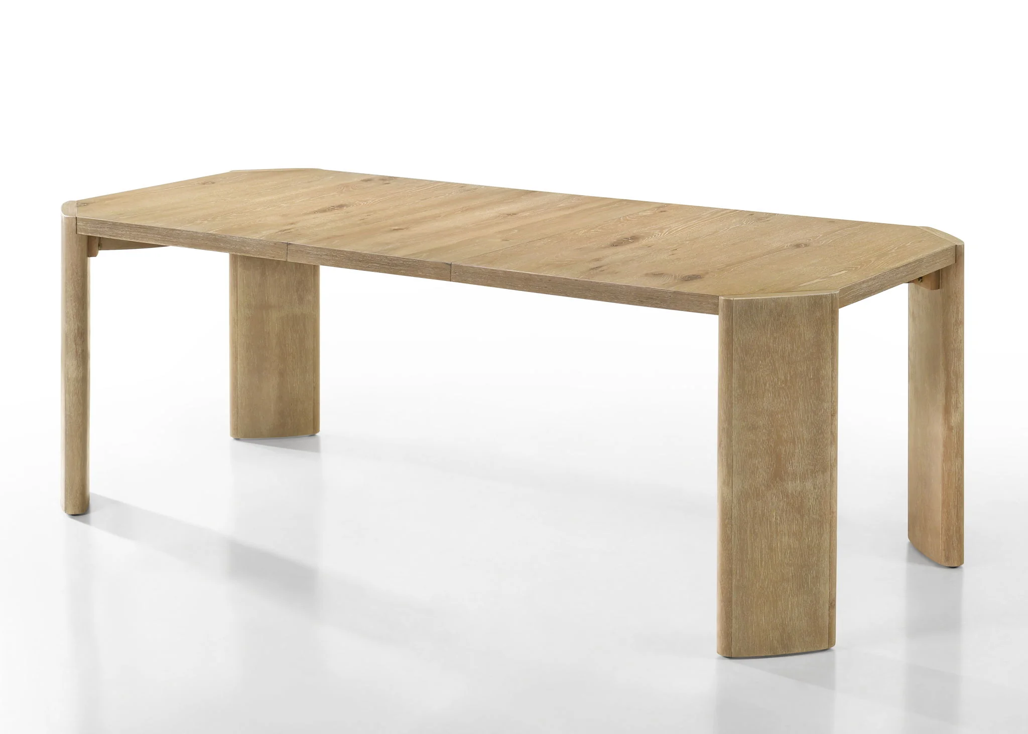 Magnus - Extendable Rectangular Dining Table - Oak Finish - Image 5