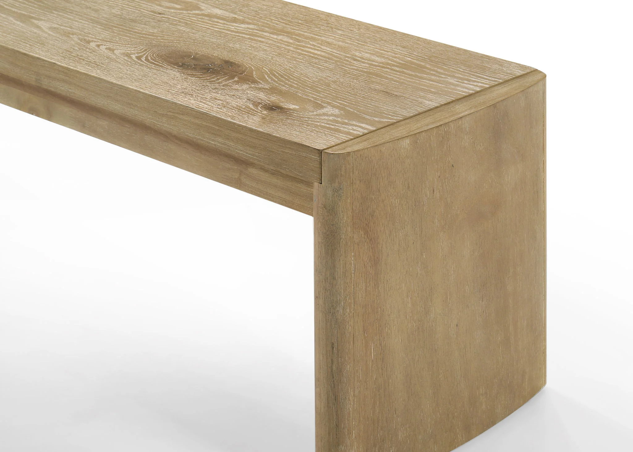 Magnus - Wide Dining Bench - Wooden Oak - Image 3