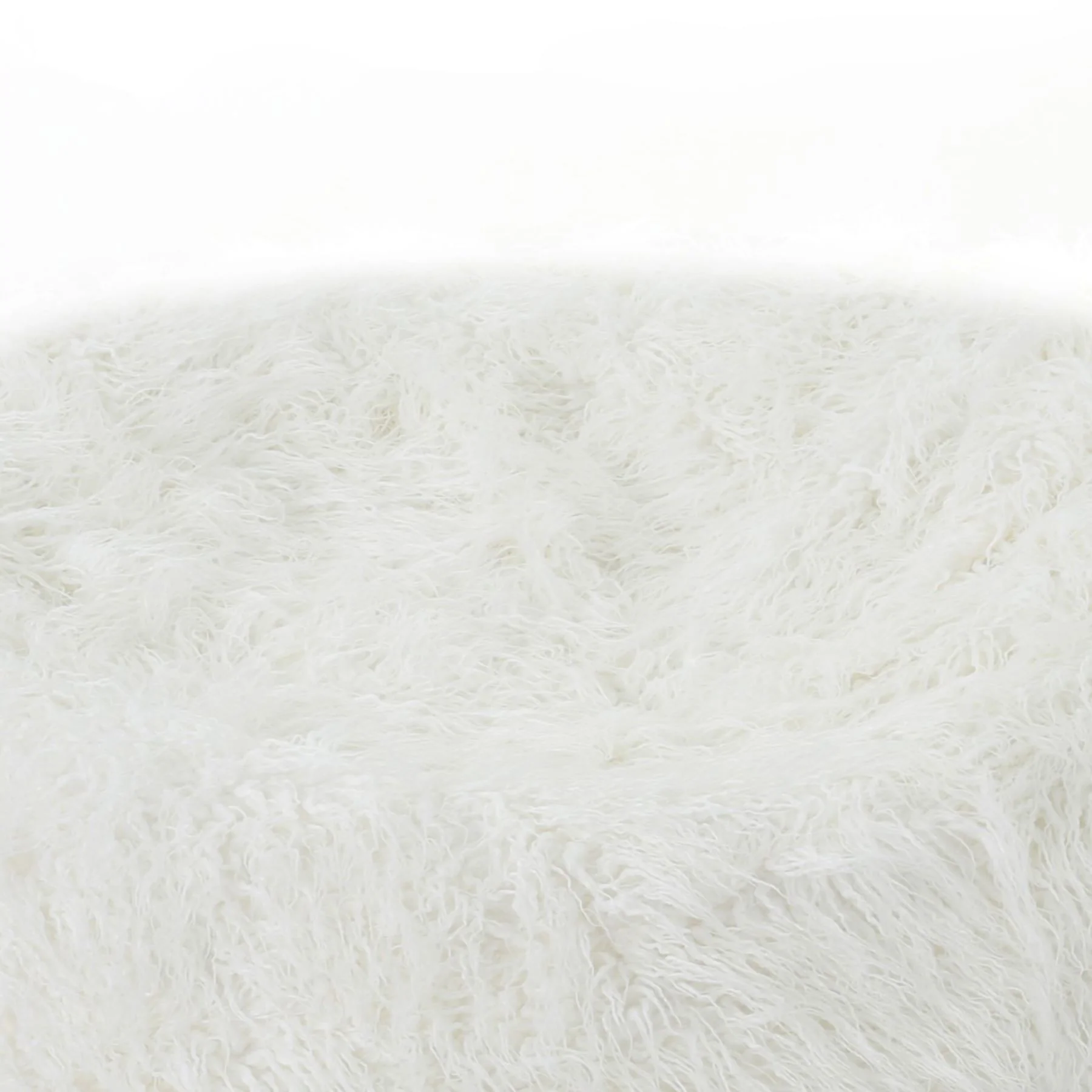 Mahin - Rounded 5 Foot Bean Bag Cozy Modern Design - White - Image 6