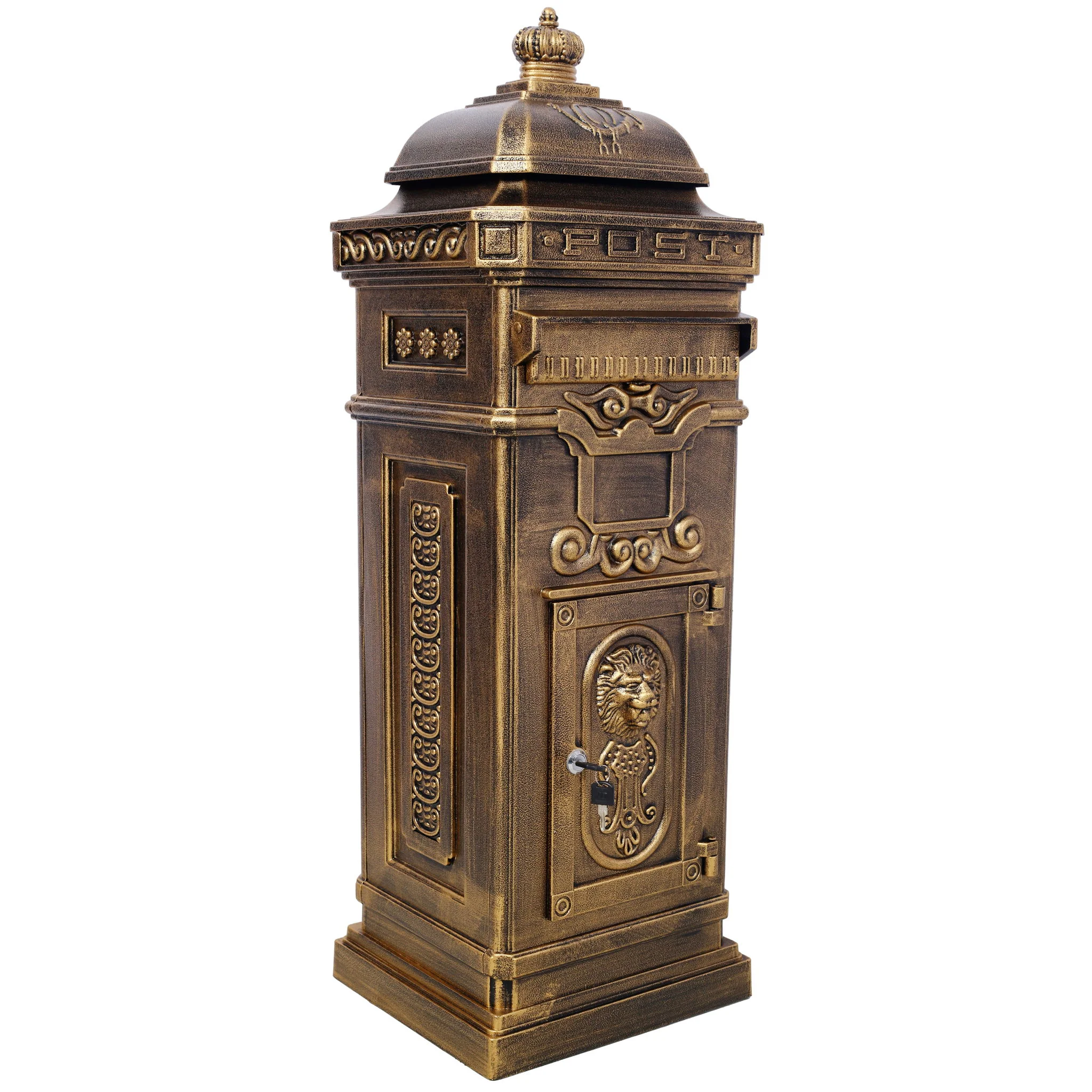 Mailboxs Residential Large-Capacity Letter Box, Rainproof Postbox Statue - Image 2