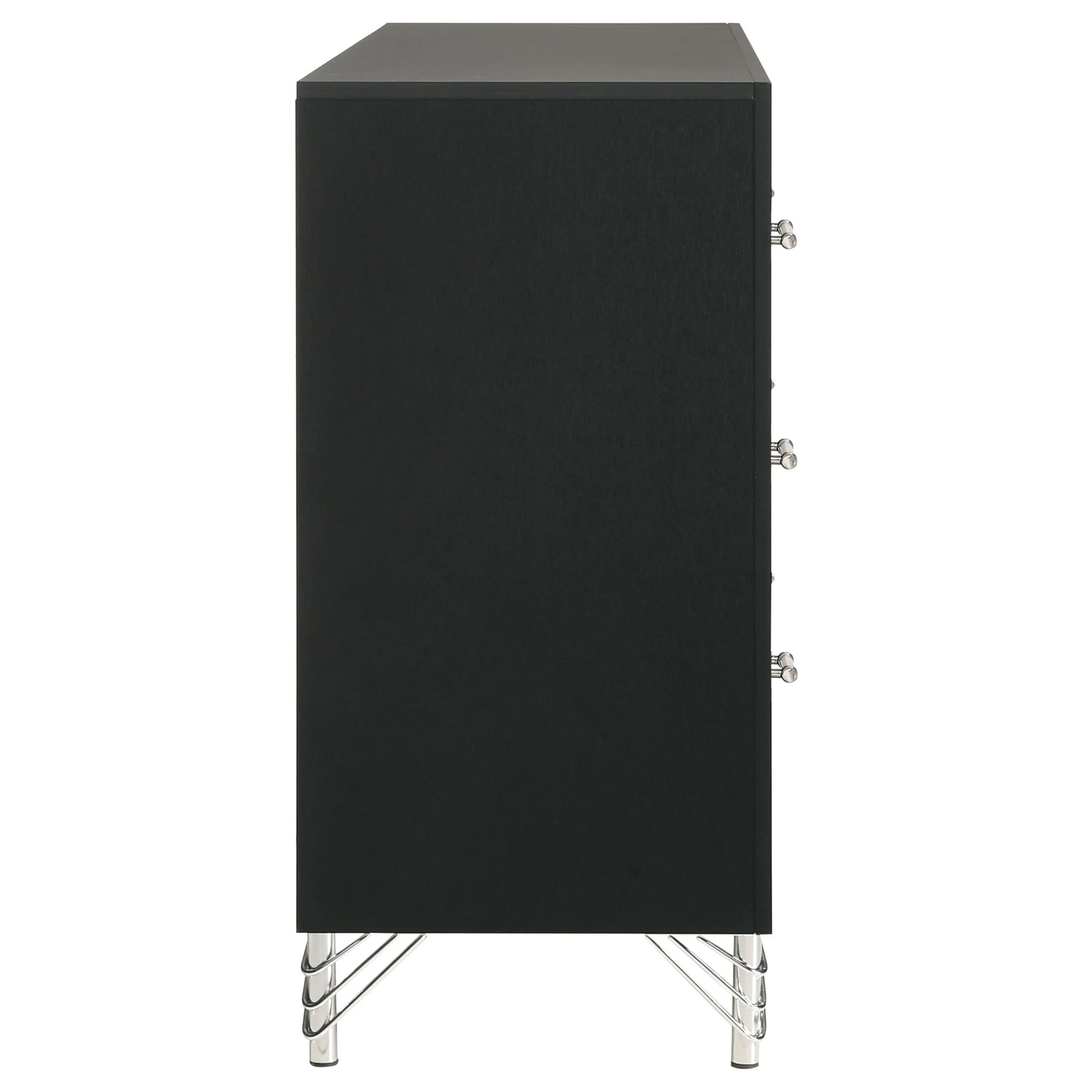 Malcolm - 6 Drawer Dresser Cabinet - Black - Image 6