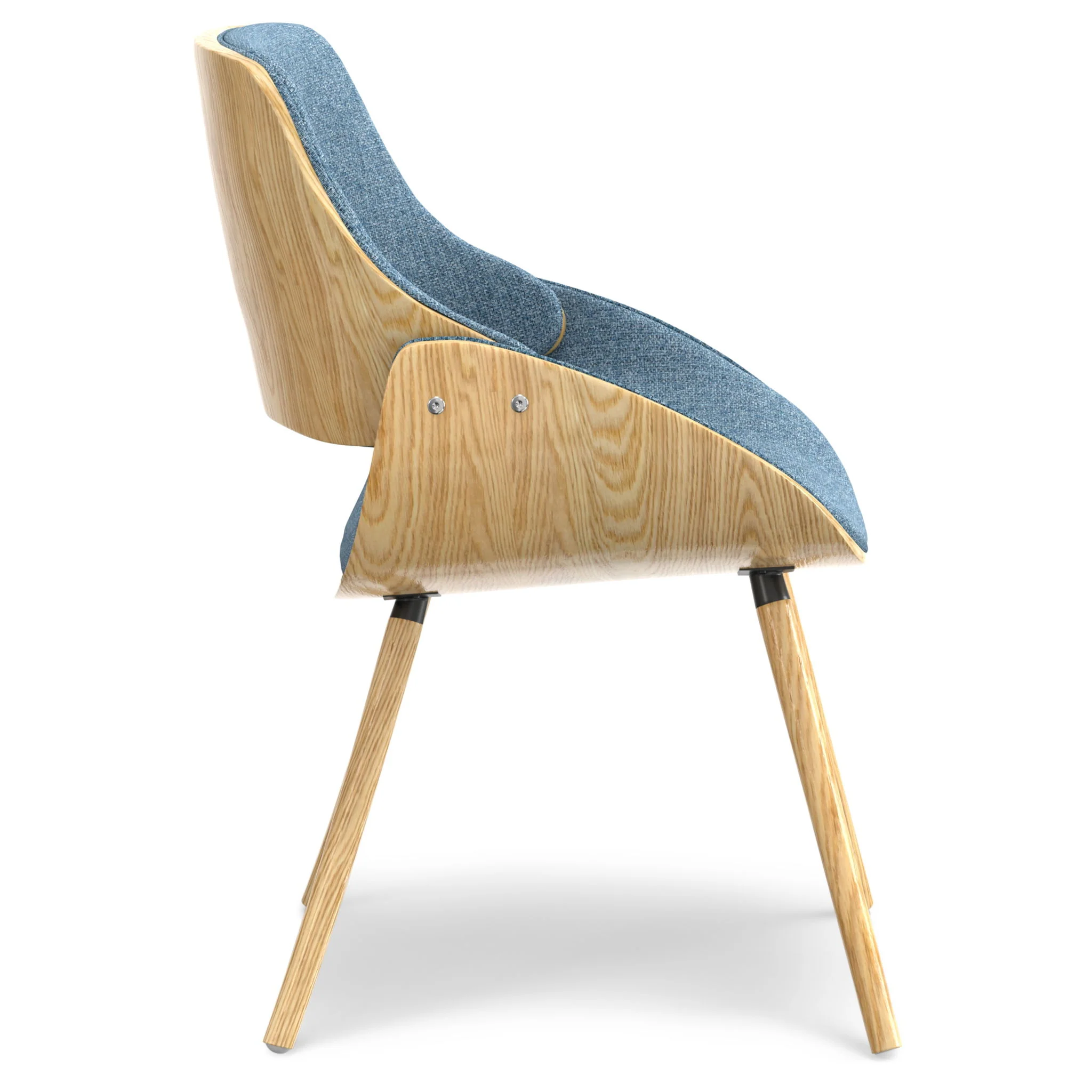 Malden - Bentwood Dining Chair With Wood Back - Image 12