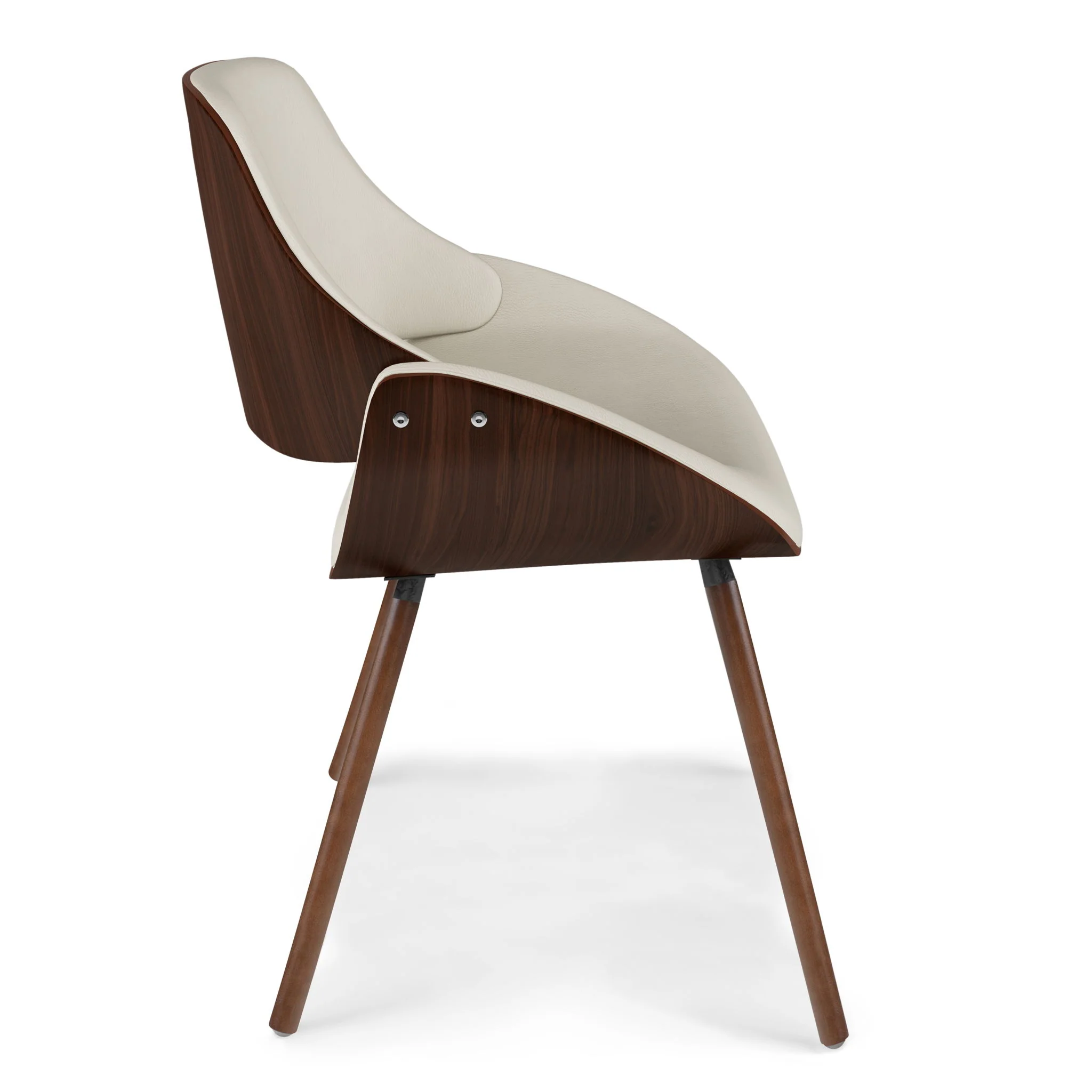 Malden - Bentwood Upholstered Dining Chair With Wood Back - Image 26