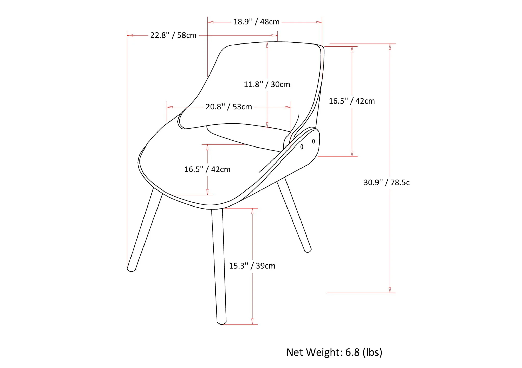 Malden - Mid Century Bentwood Dining Chair - Image 9