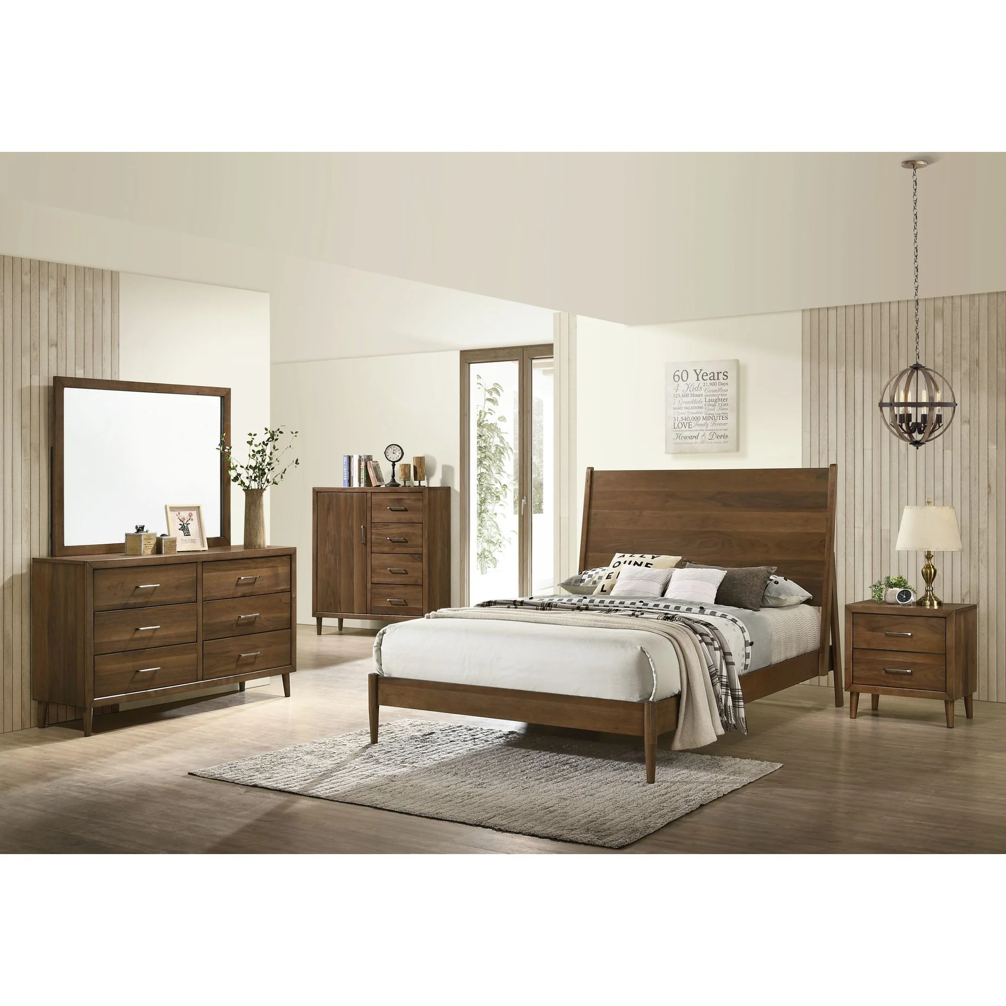 Malibu - 2-Drawer Nightstand - Walnut - Image 2