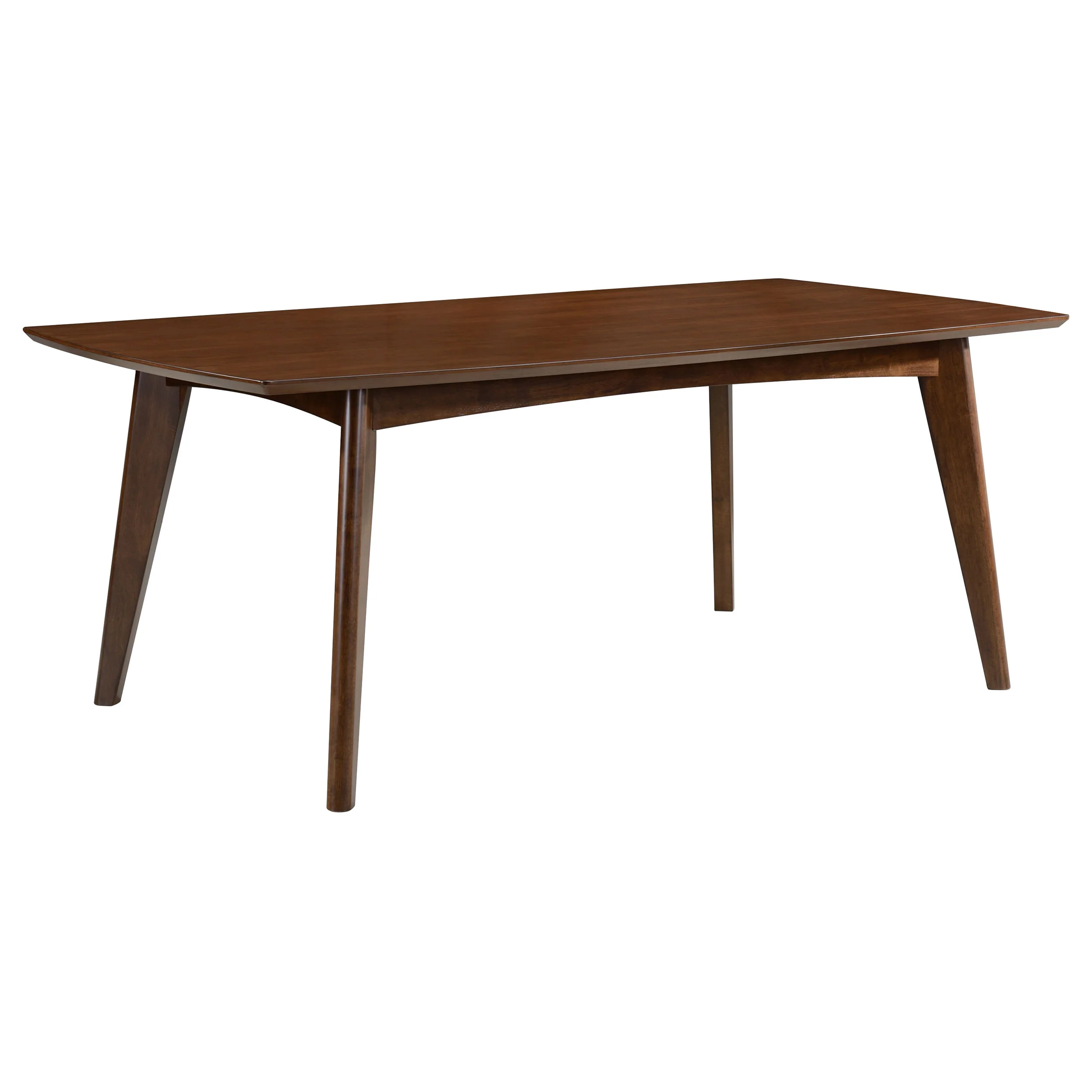 Malone 5-Piece Rectangular Dining Table Set Dark Walnut - Image 2