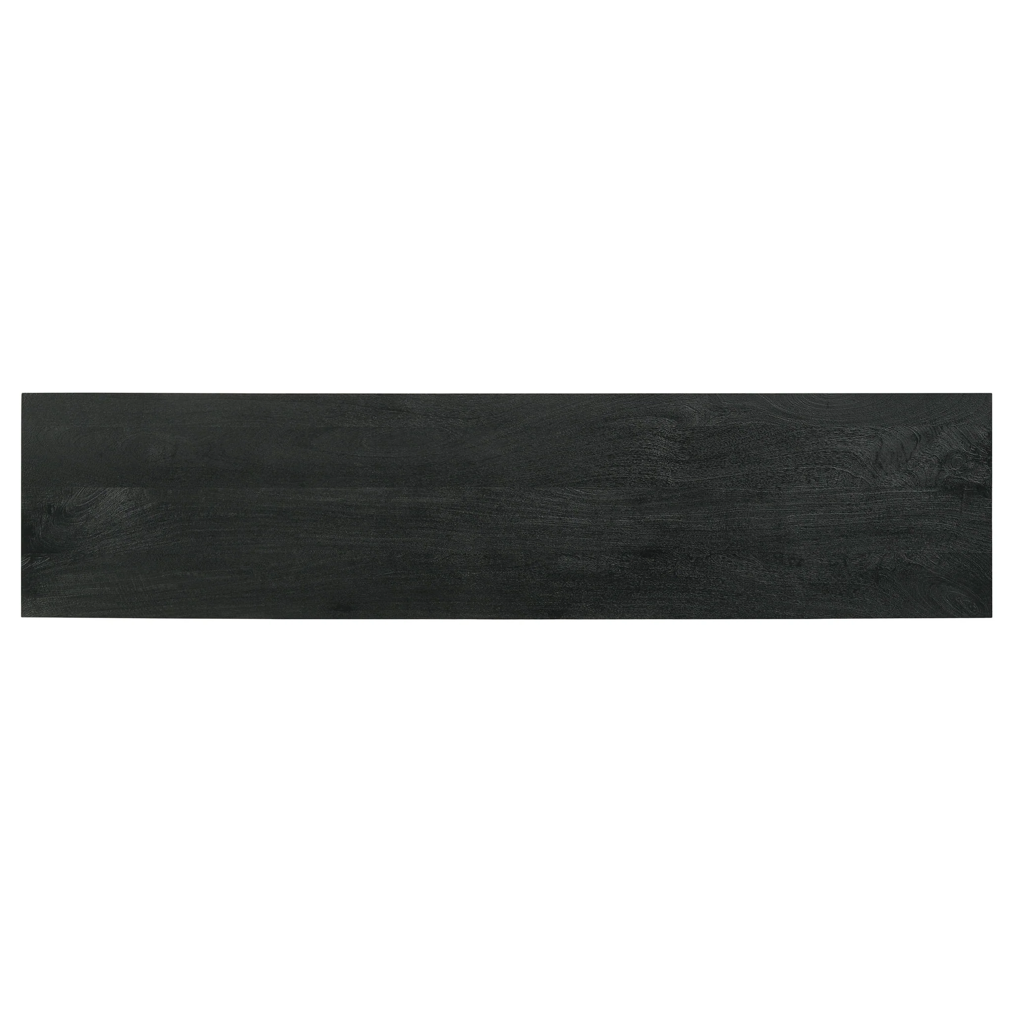 Manaya - 2 Door Stand With Open Shelving And Hidden Storage - Charcoal Black - Image 5