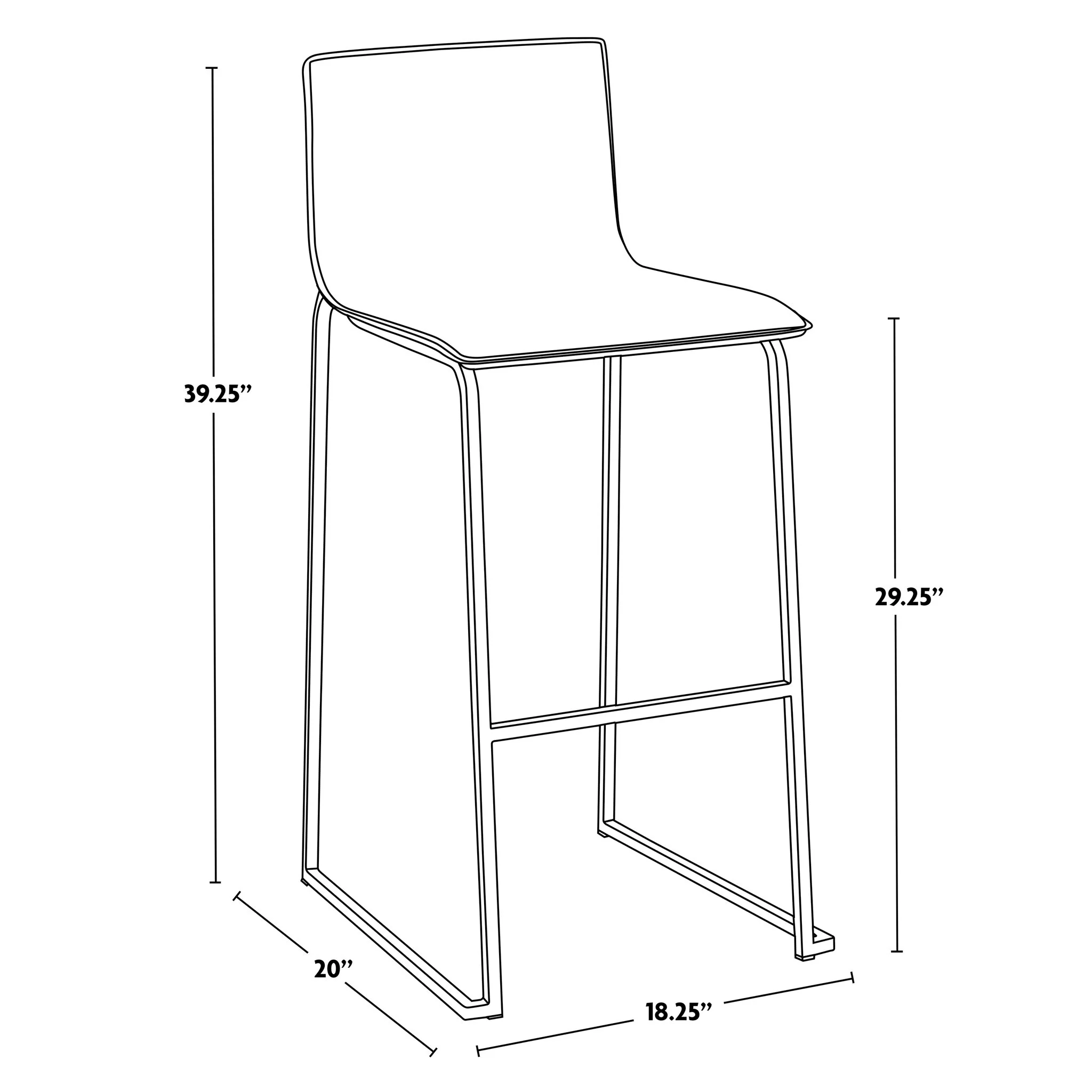 Mara - Contemporary Stylish Barstool (Set of 2) - Image 18